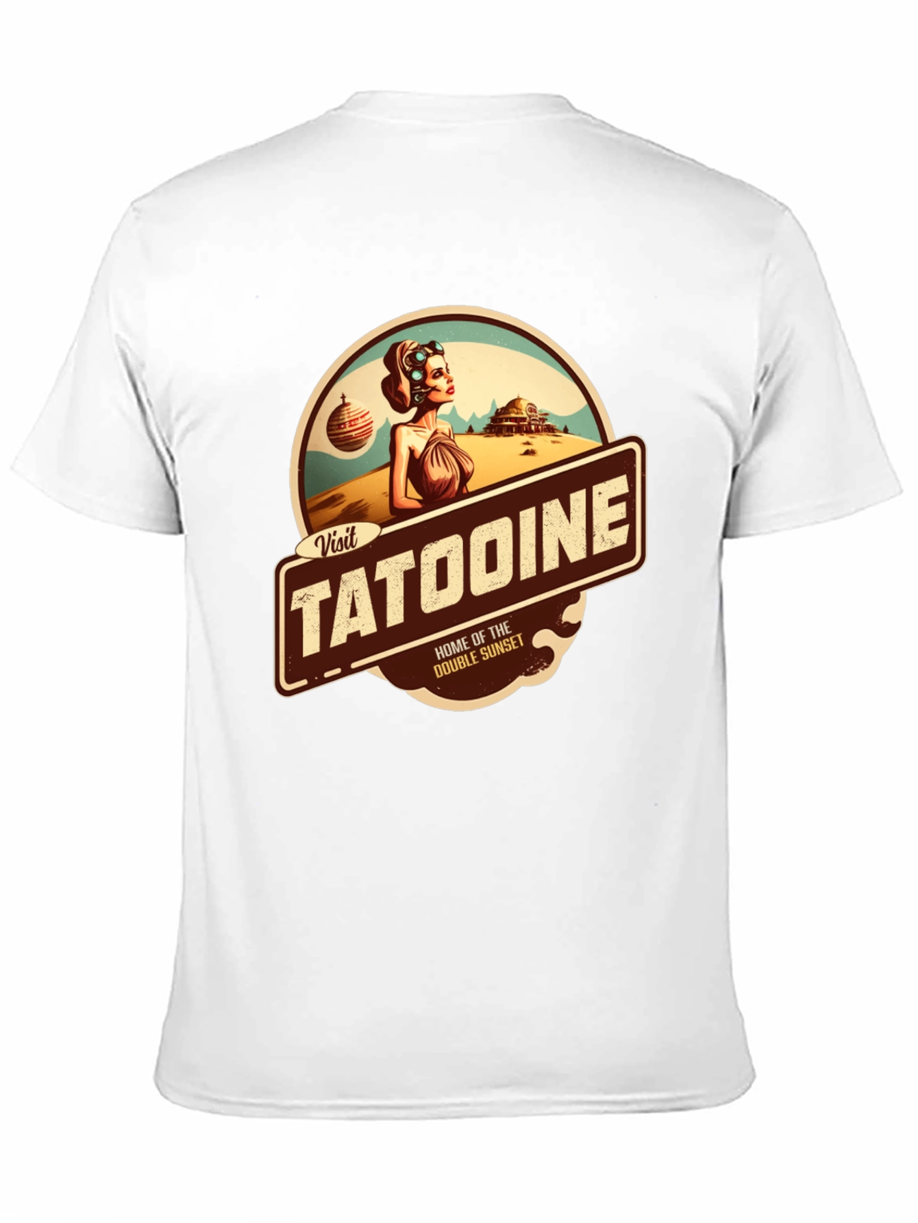 Visit Tatooine T-Shirt - Double Sunset Graphic Tee