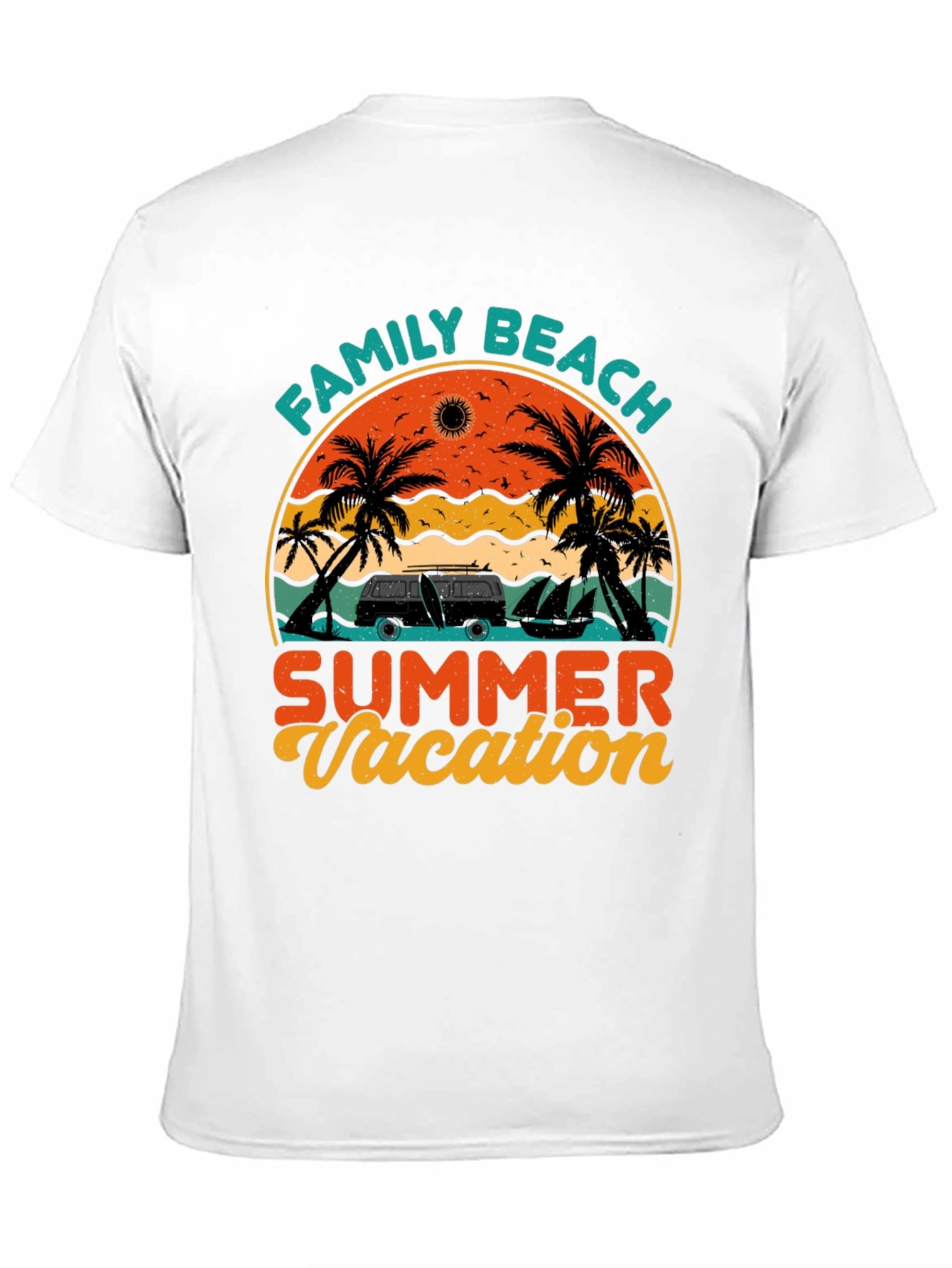 Family Beach Summer Vacation T-Shirt