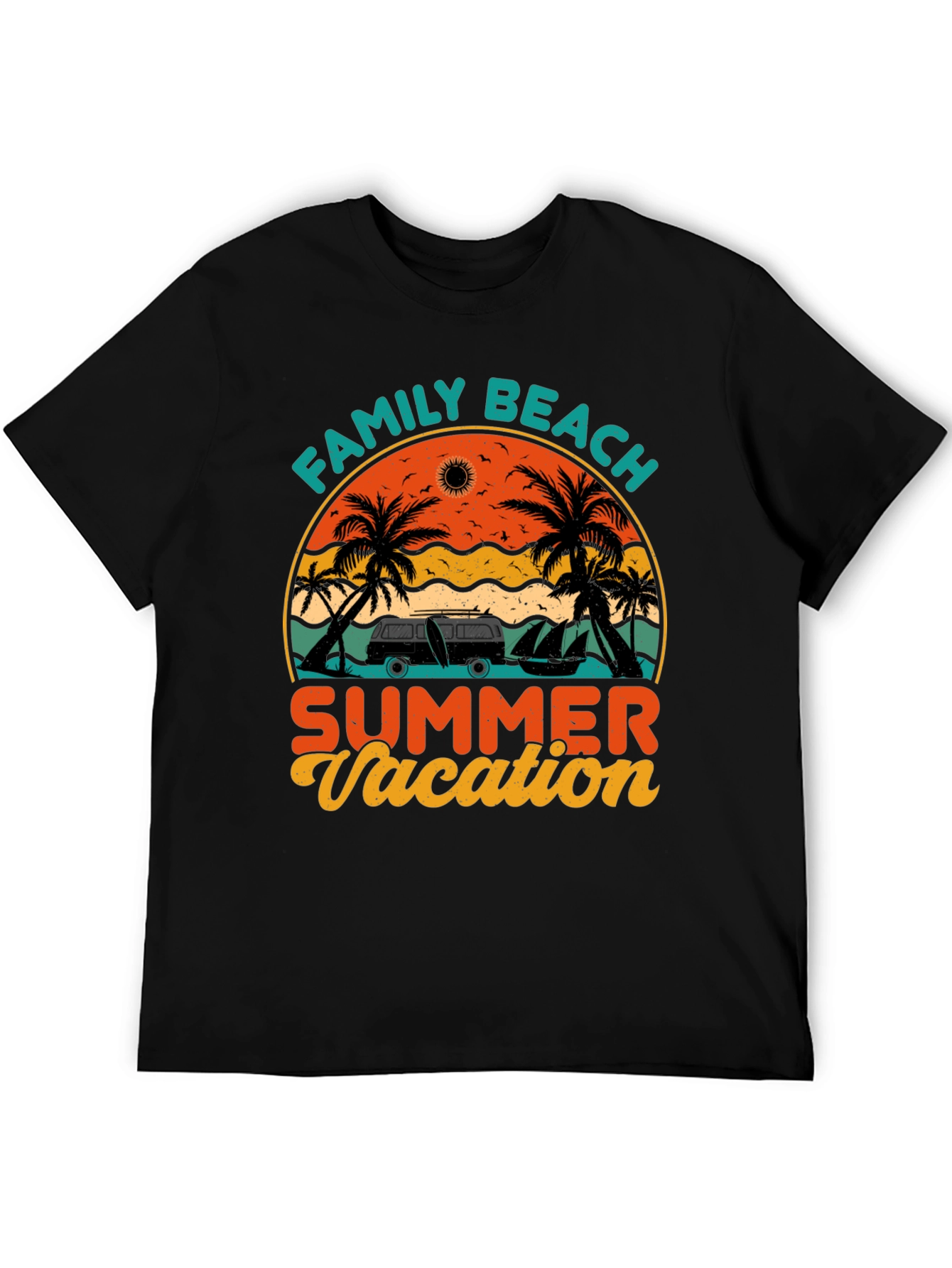 Family Beach Summer Vacation T-Shirt