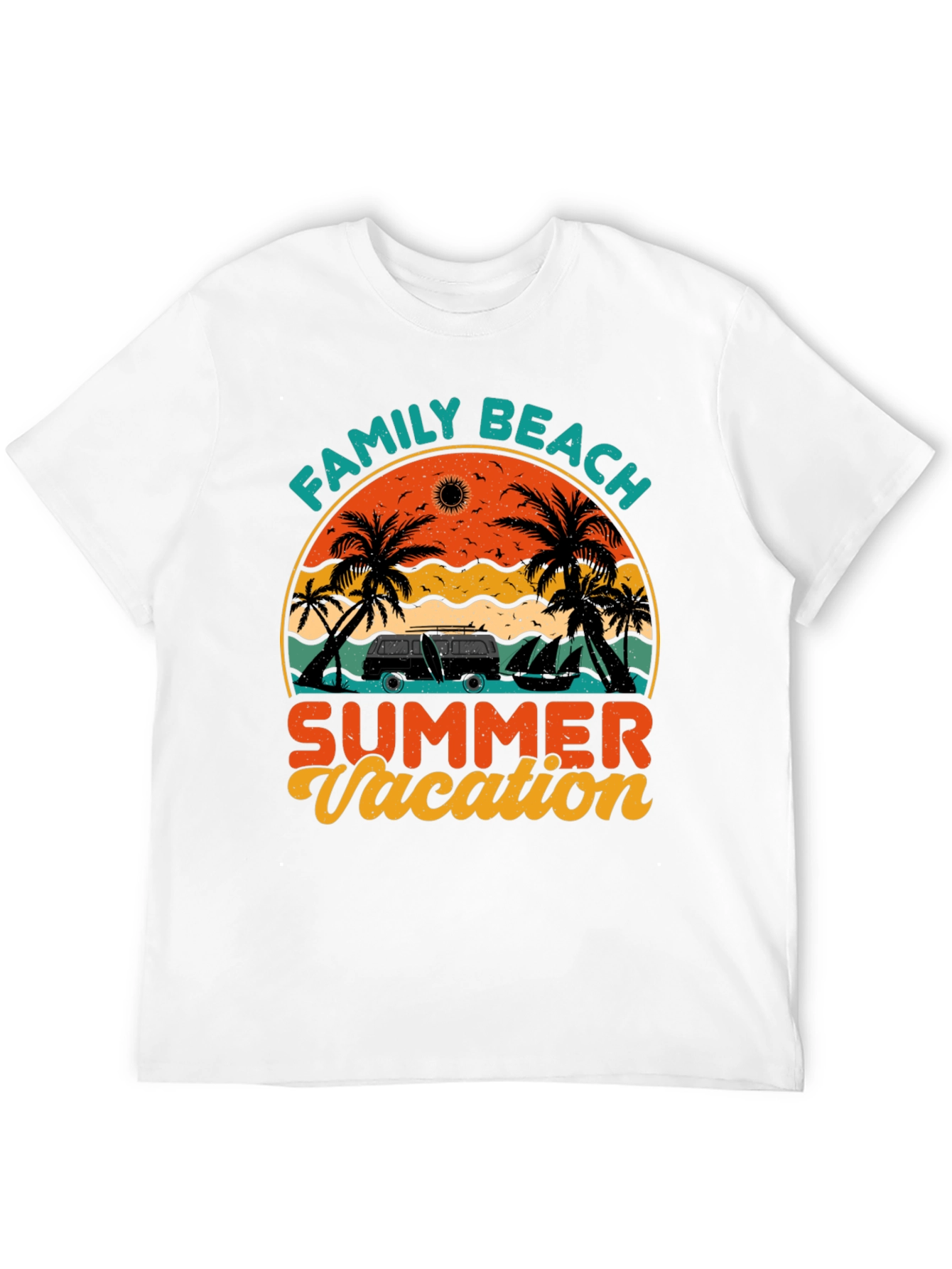 Family Beach Summer Vacation T-Shirt