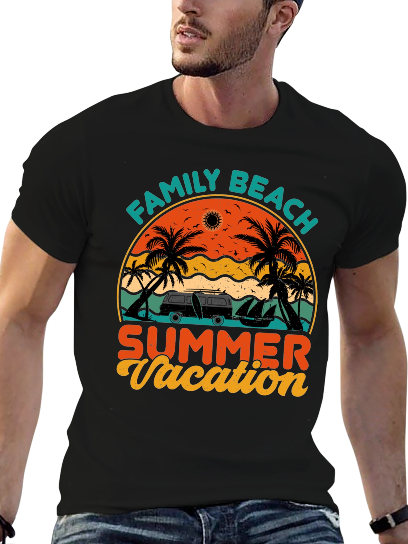 Family Beach Summer Vacation T-Shirt
