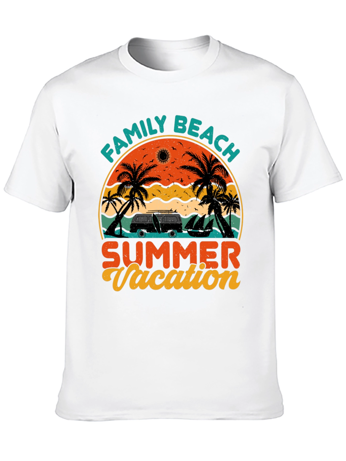 Family Beach Summer Vacation T-Shirt
