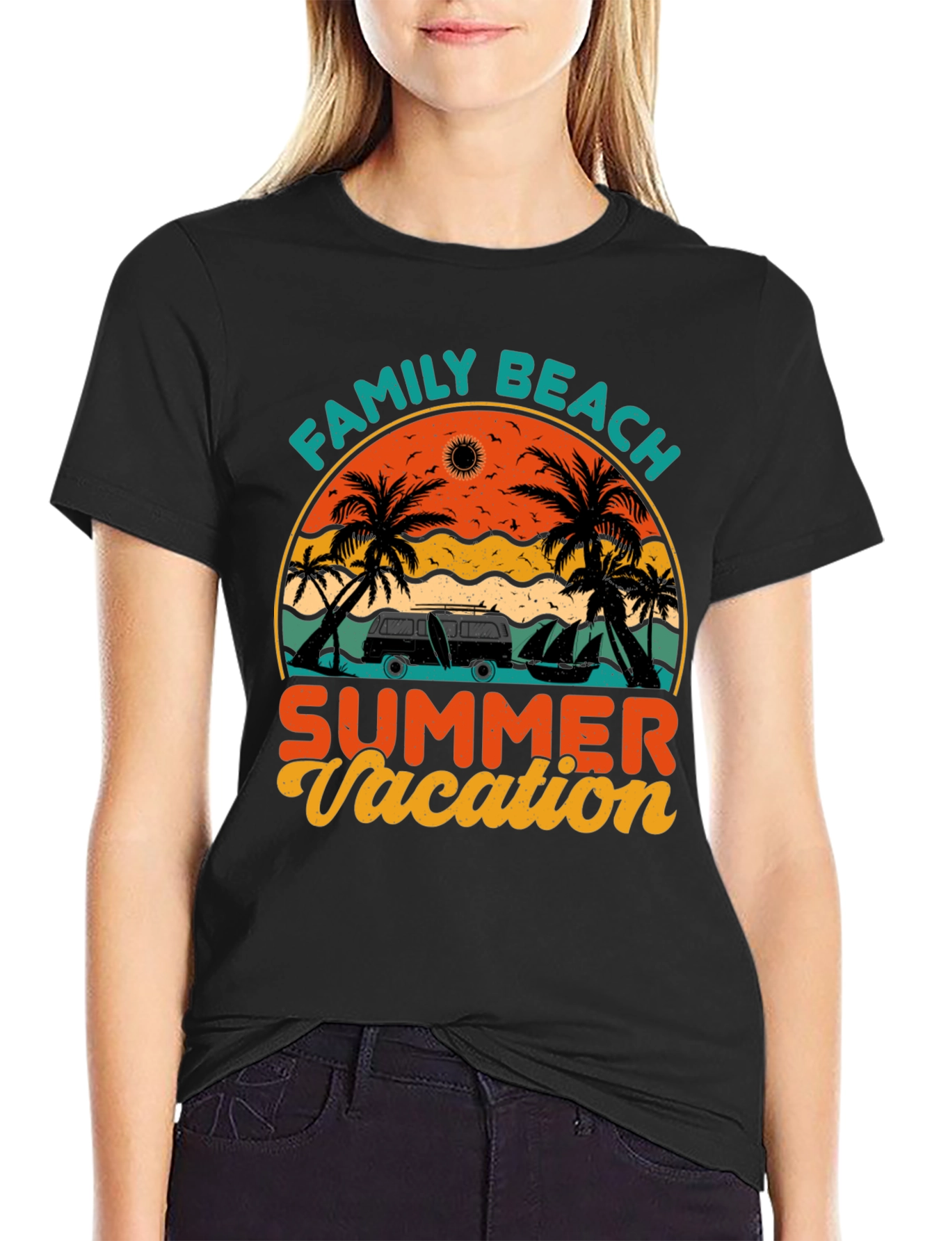 Family Beach Summer Vacation T-Shirt