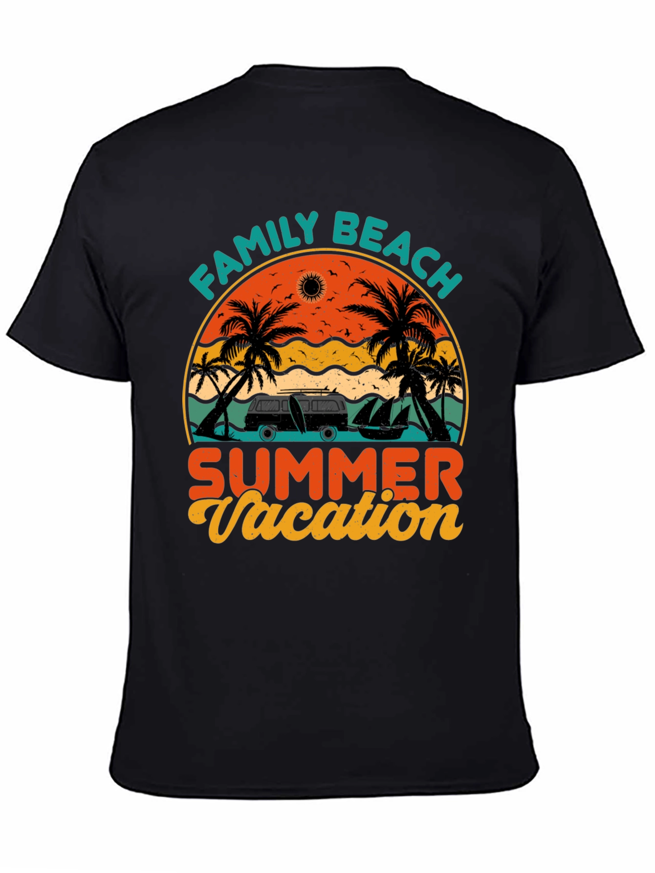 Family Beach Summer Vacation T-Shirt