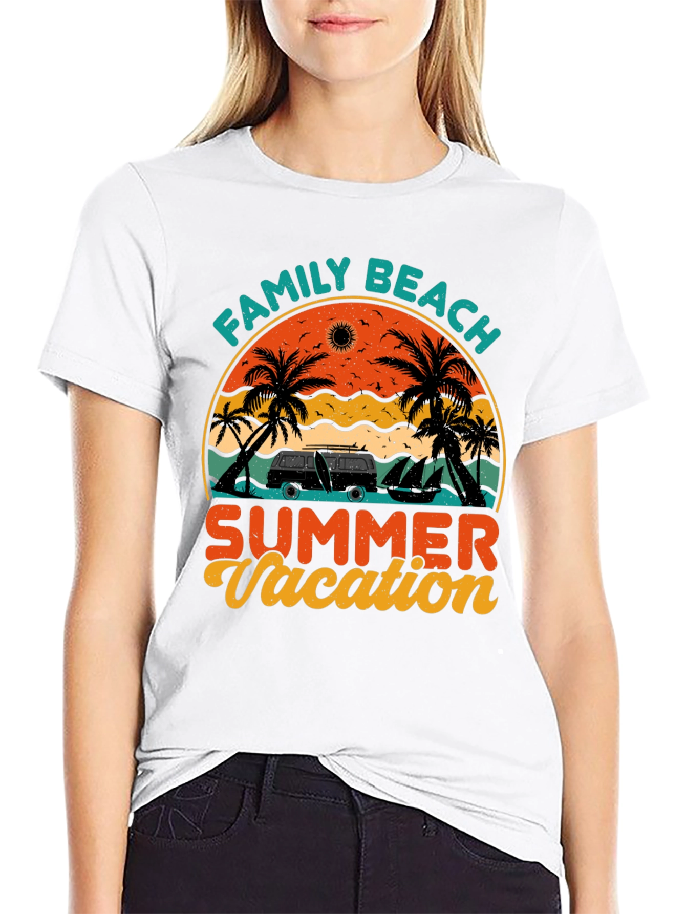 Family Beach Summer Vacation T-Shirt