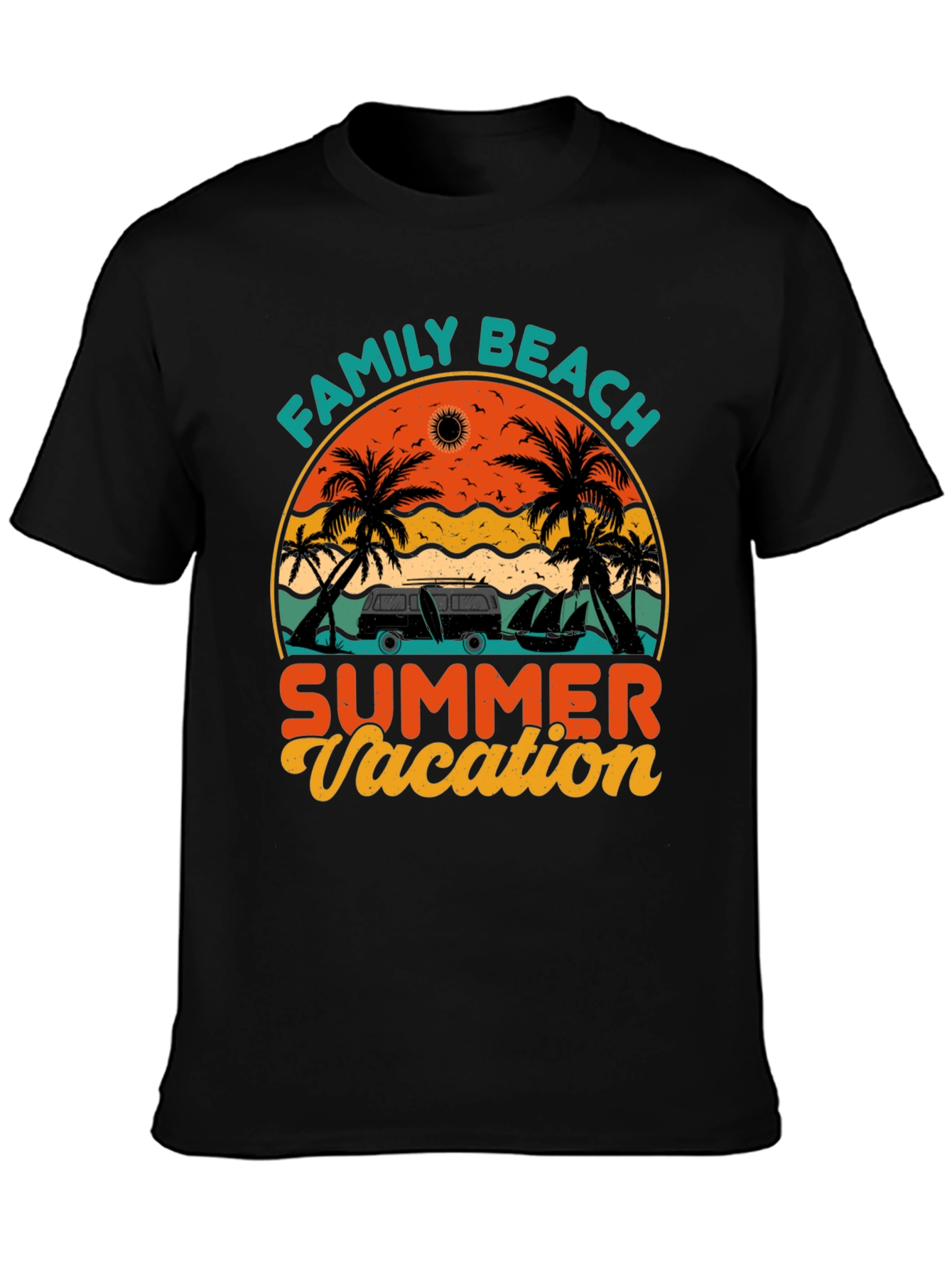 Family Beach Summer Vacation T-Shirt