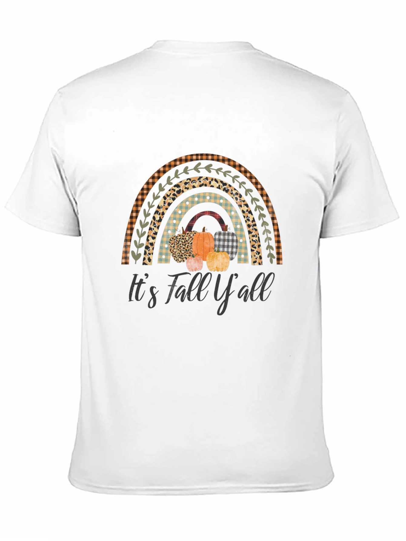 Its Fall Yall Rainbow Pumpkin T-Shirt