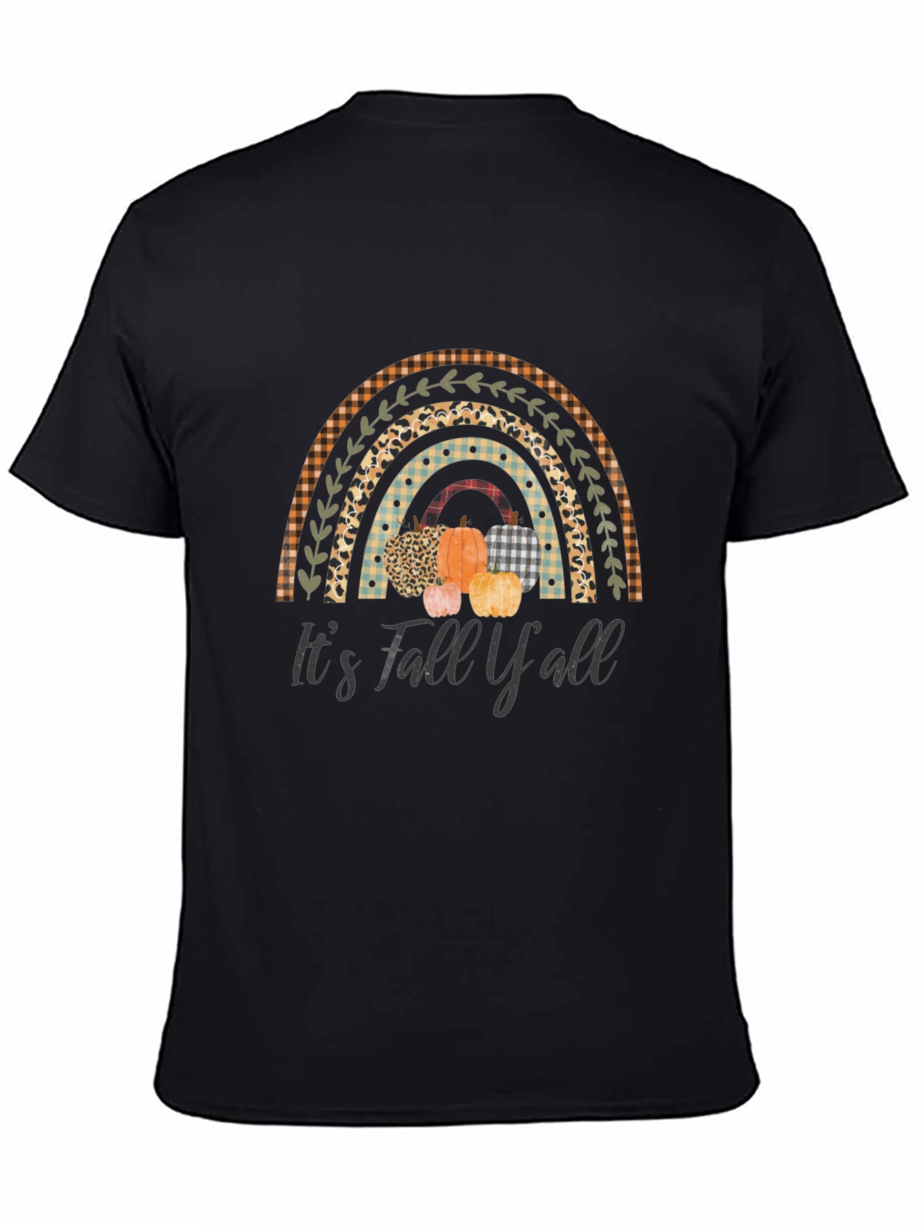Its Fall Yall Rainbow Pumpkin T-Shirt