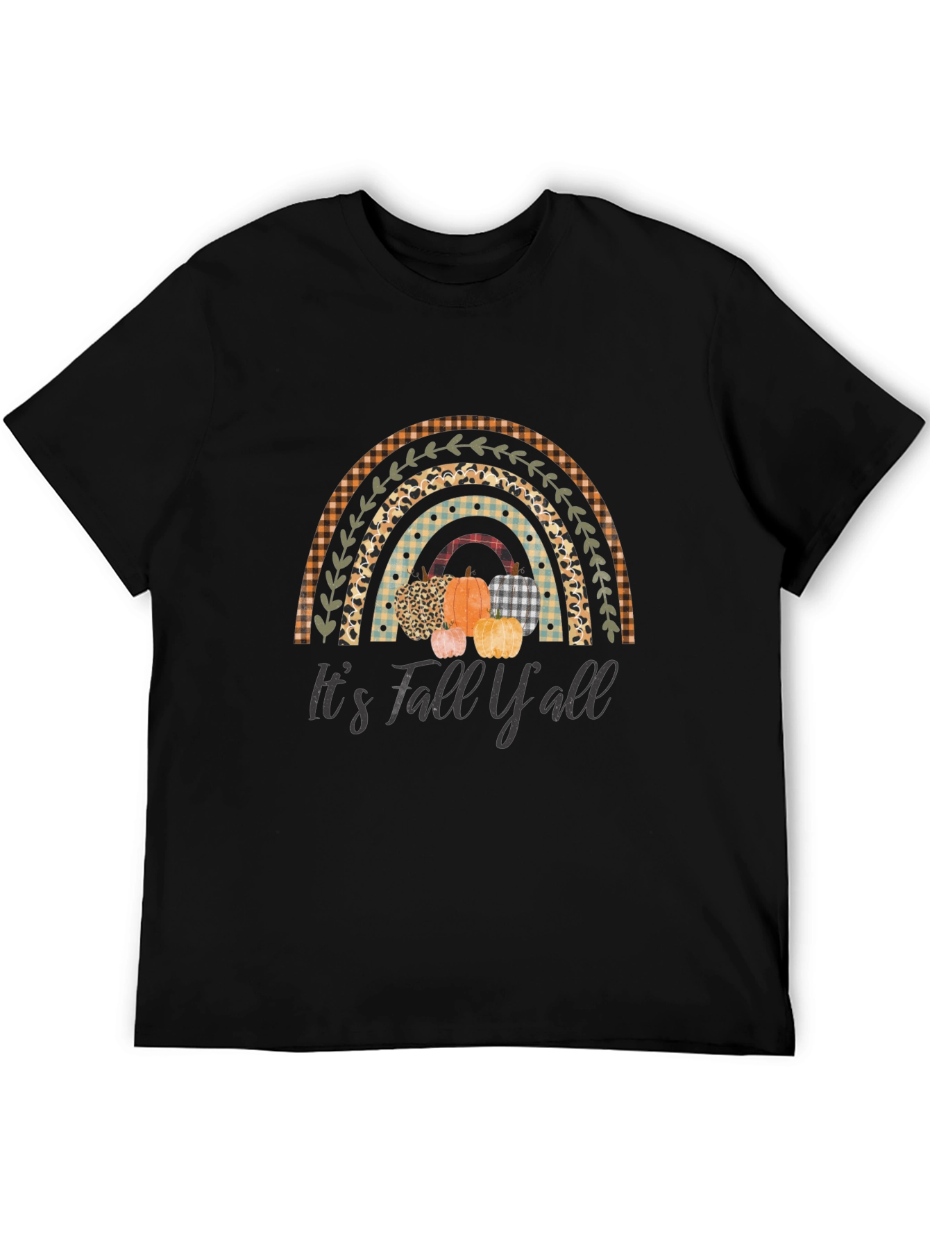 Its Fall Yall Rainbow Pumpkin T-Shirt