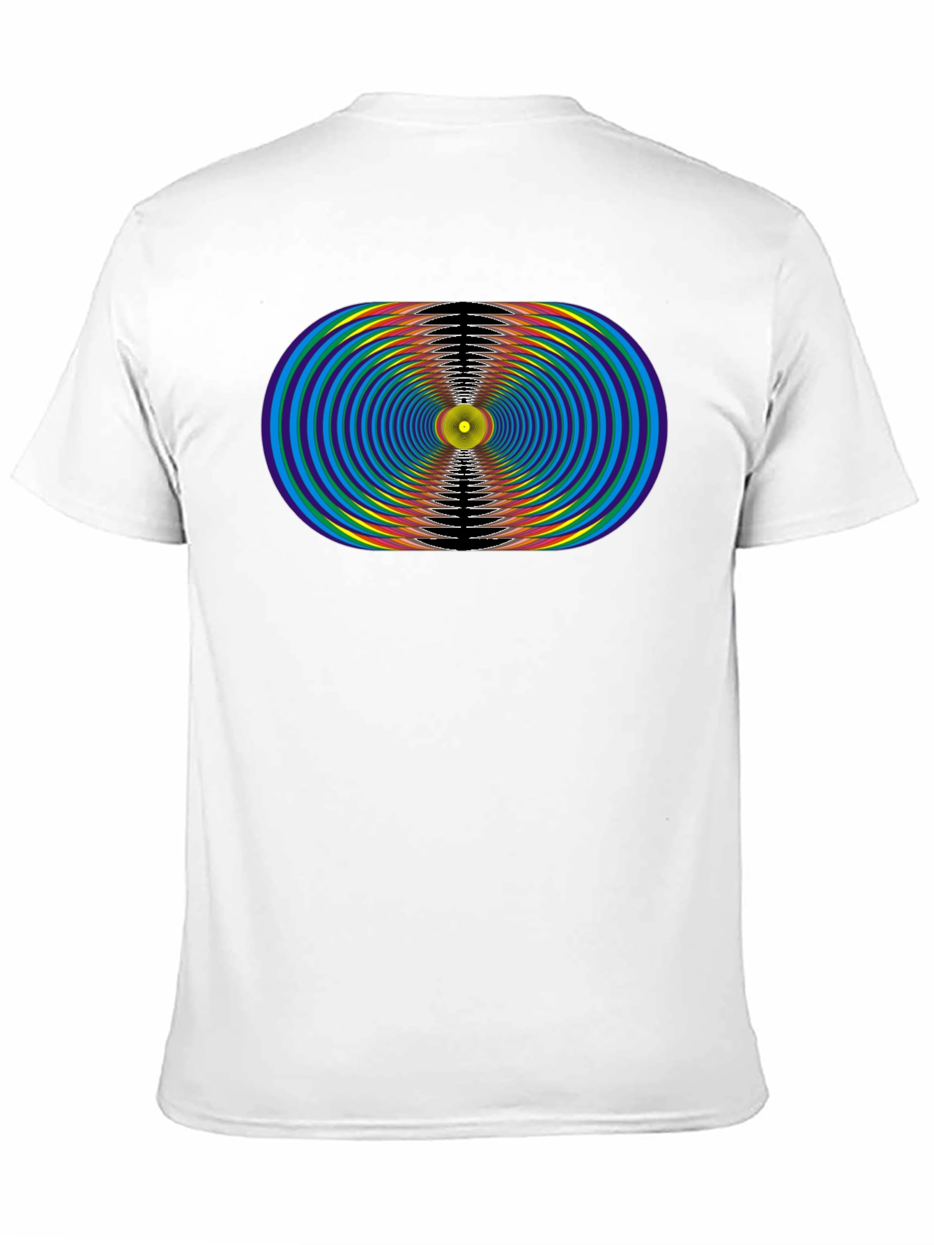 Abstract Graphic Black T-Shirt