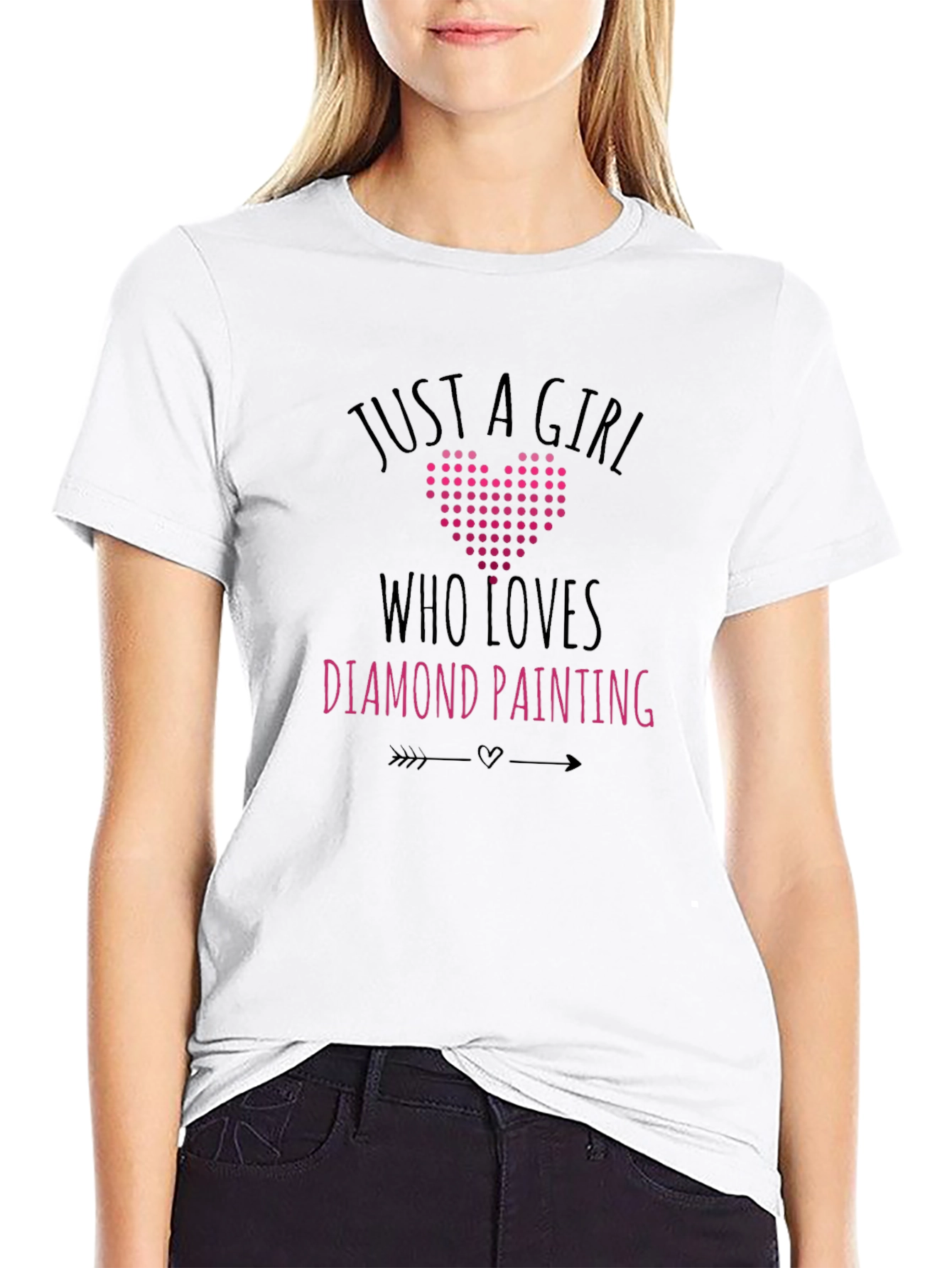 Just A Girl Who Loves Diamond Painting T-Shirt