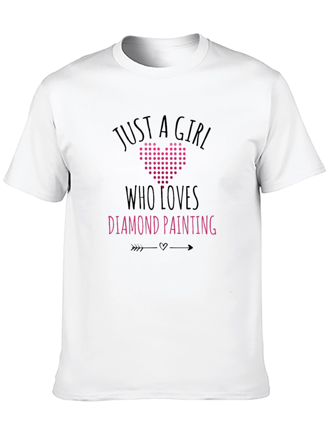 Just A Girl Who Loves Diamond Painting T-Shirt
