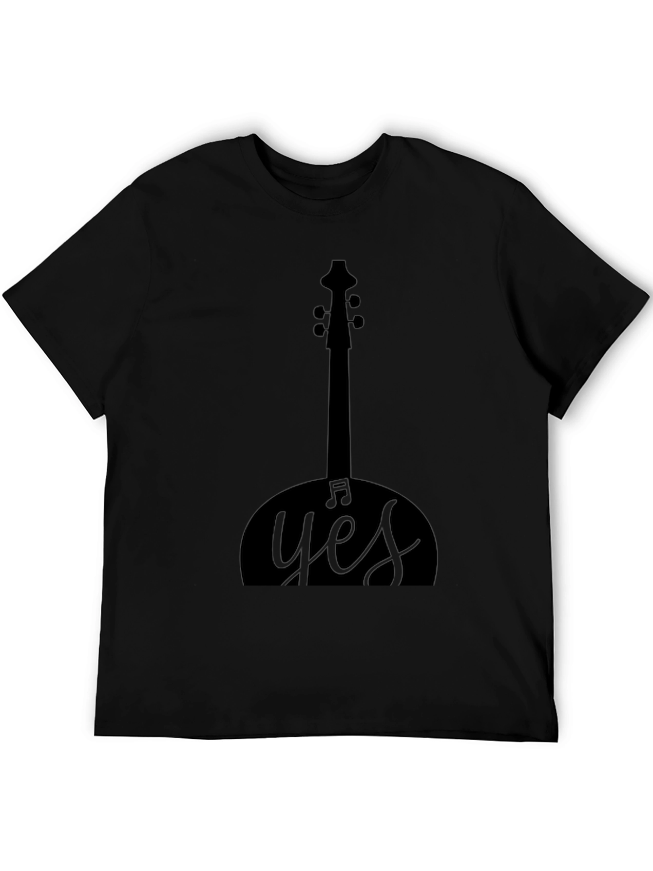 Yes Music T-Shirt Black Graphic Tee