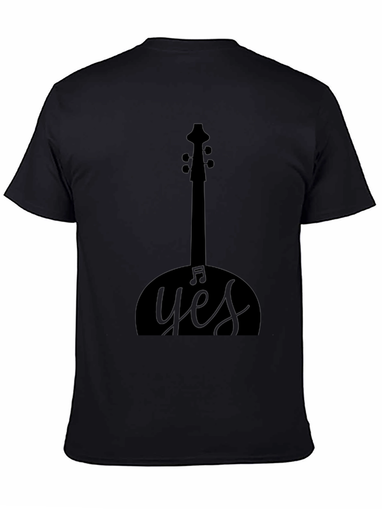 Yes Music T-Shirt Black Graphic Tee