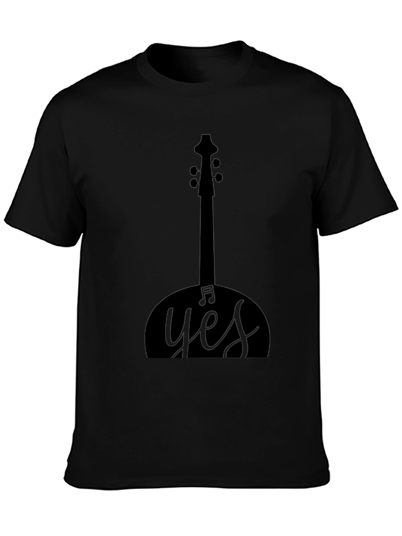 Yes Music T-Shirt Black Graphic Tee