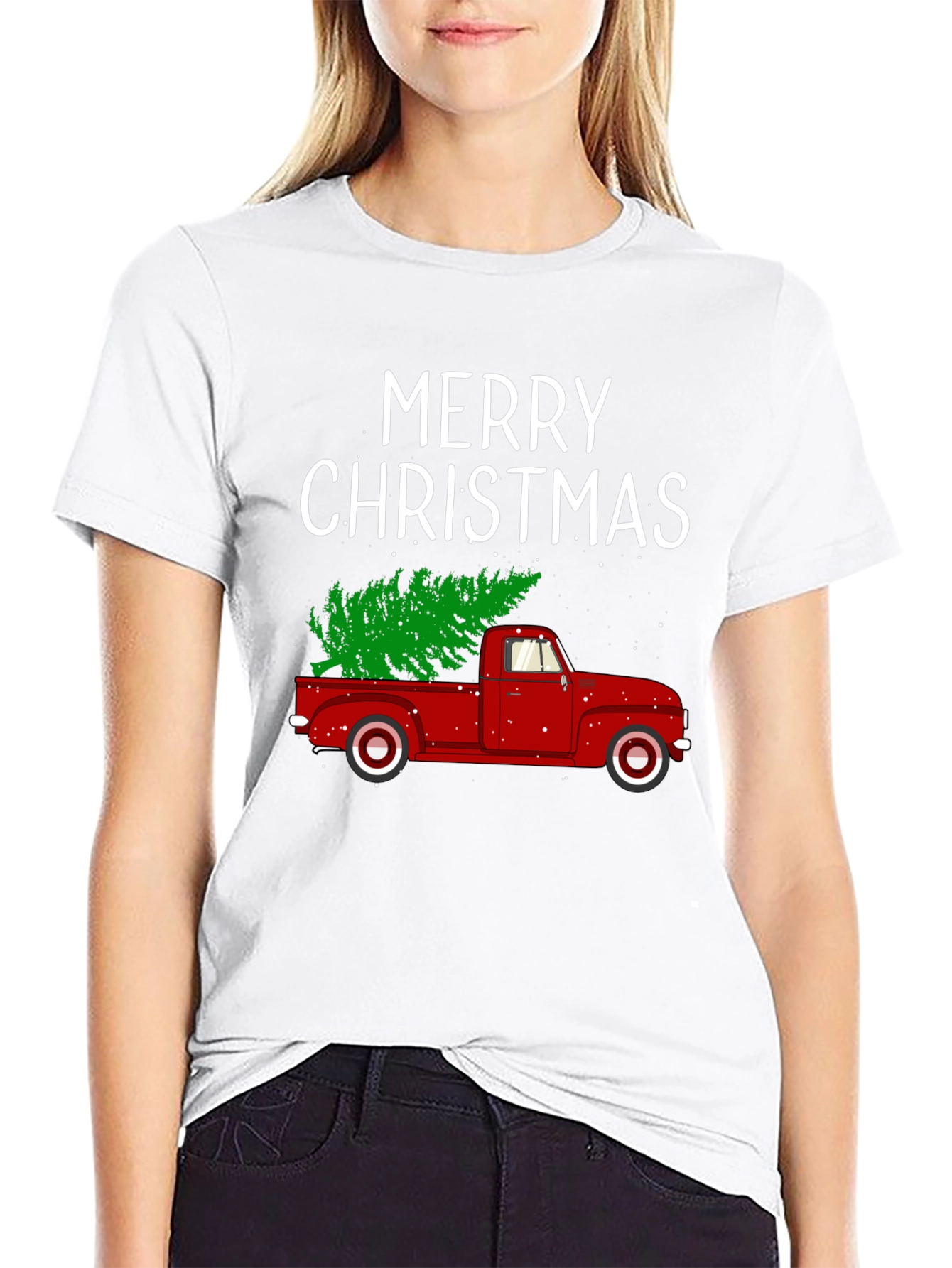 Merry Christmas Truck T-Shirt