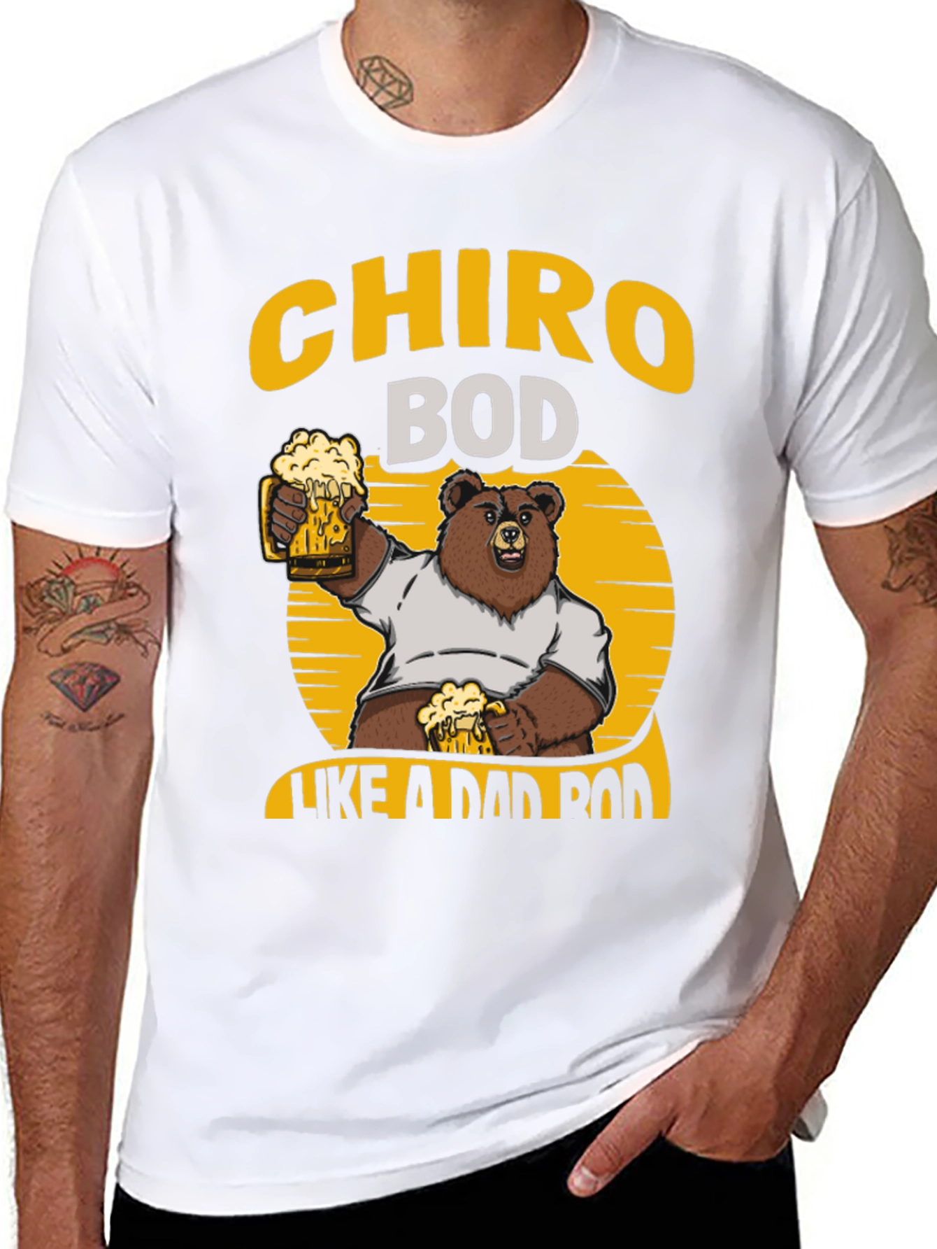 Chiro Bod T-Shirt - Bear with Beer