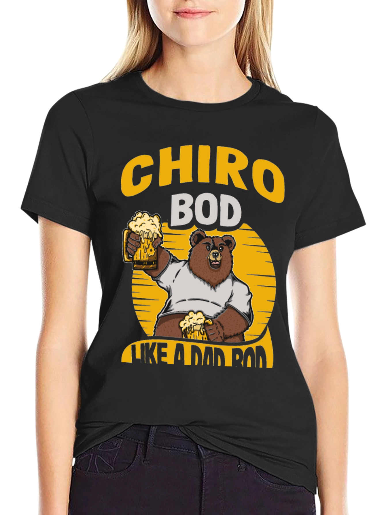 Chiro Bod T-Shirt - Bear with Beer