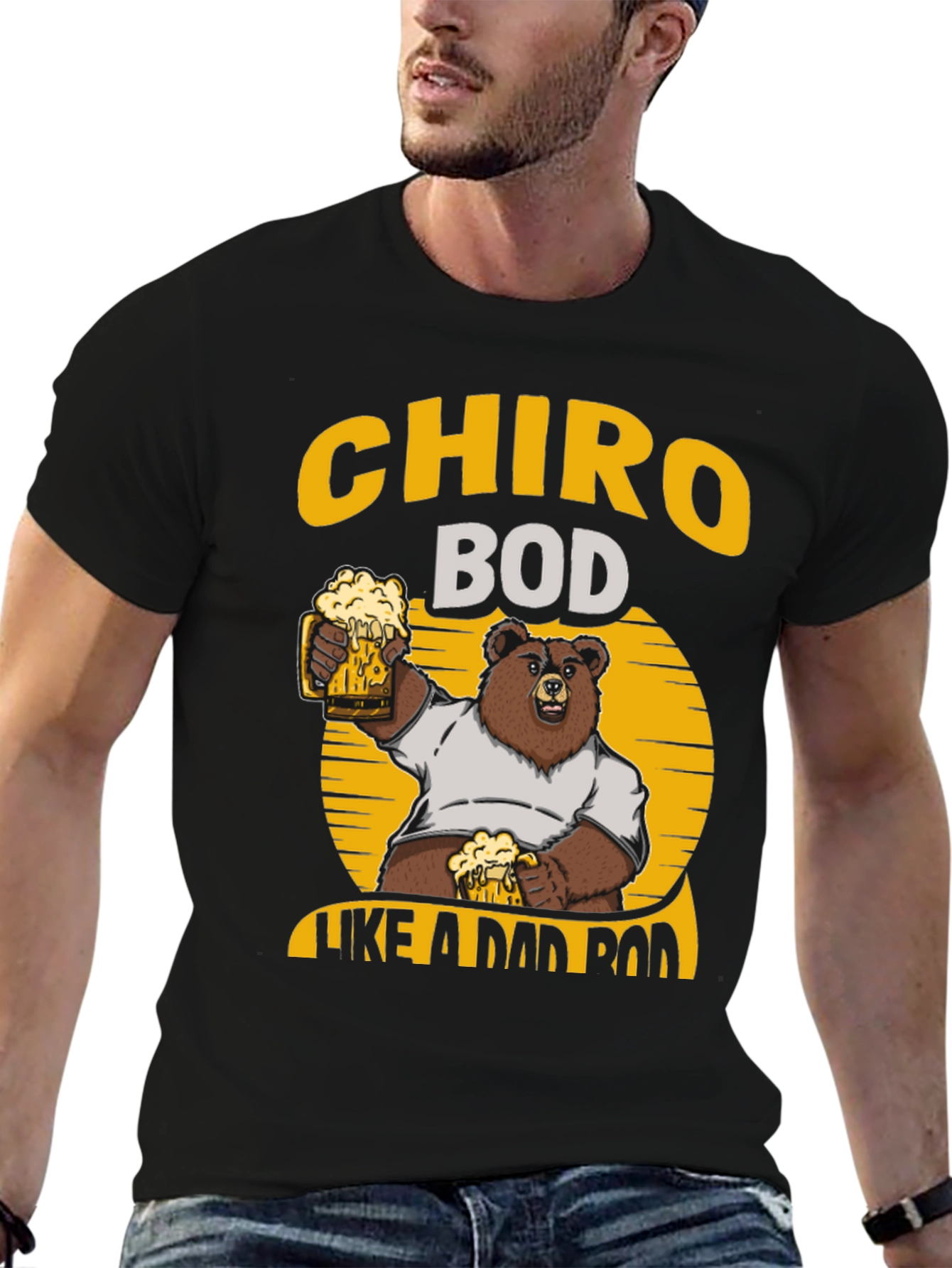 Chiro Bod T-Shirt - Bear with Beer