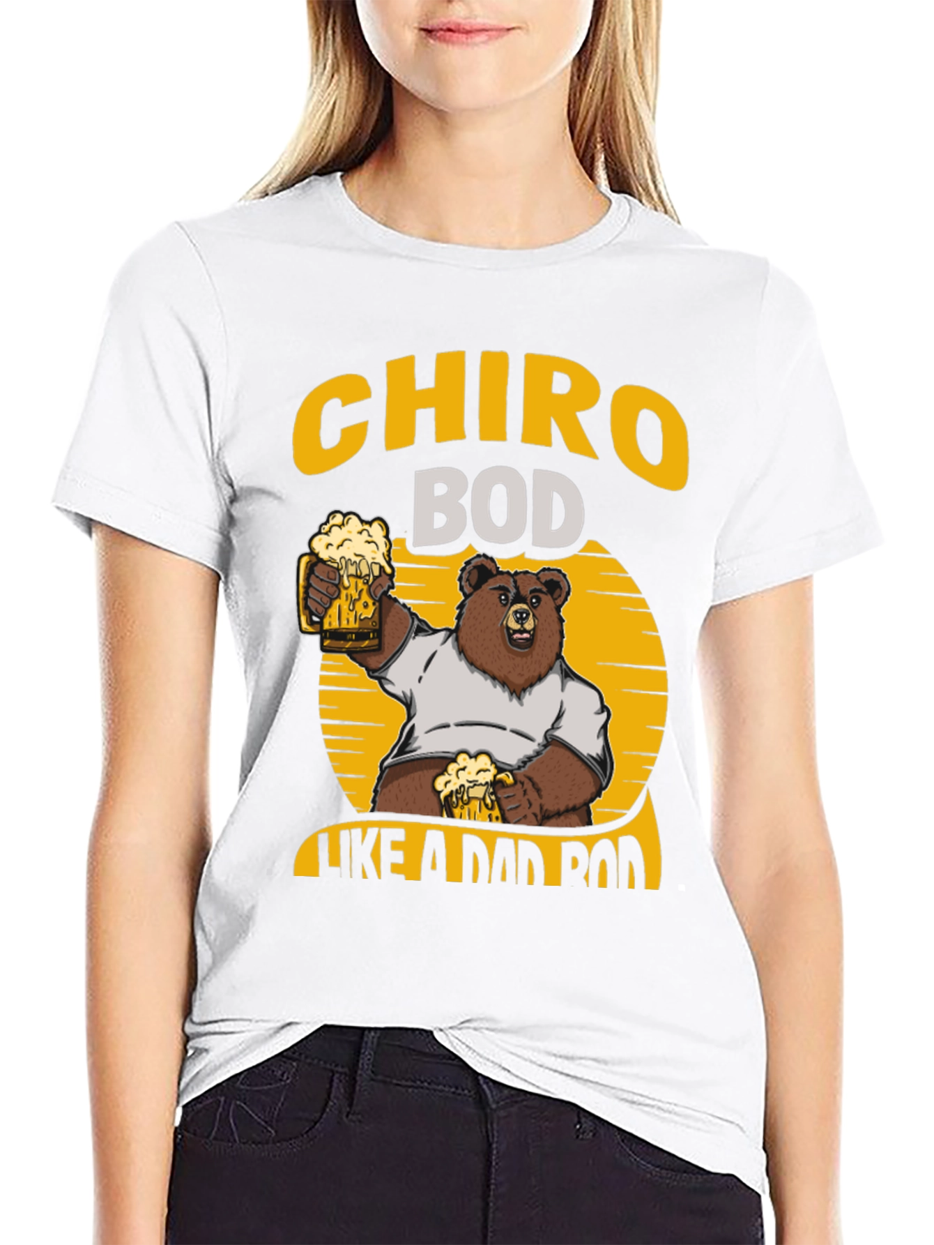 Chiro Bod T-Shirt - Bear with Beer