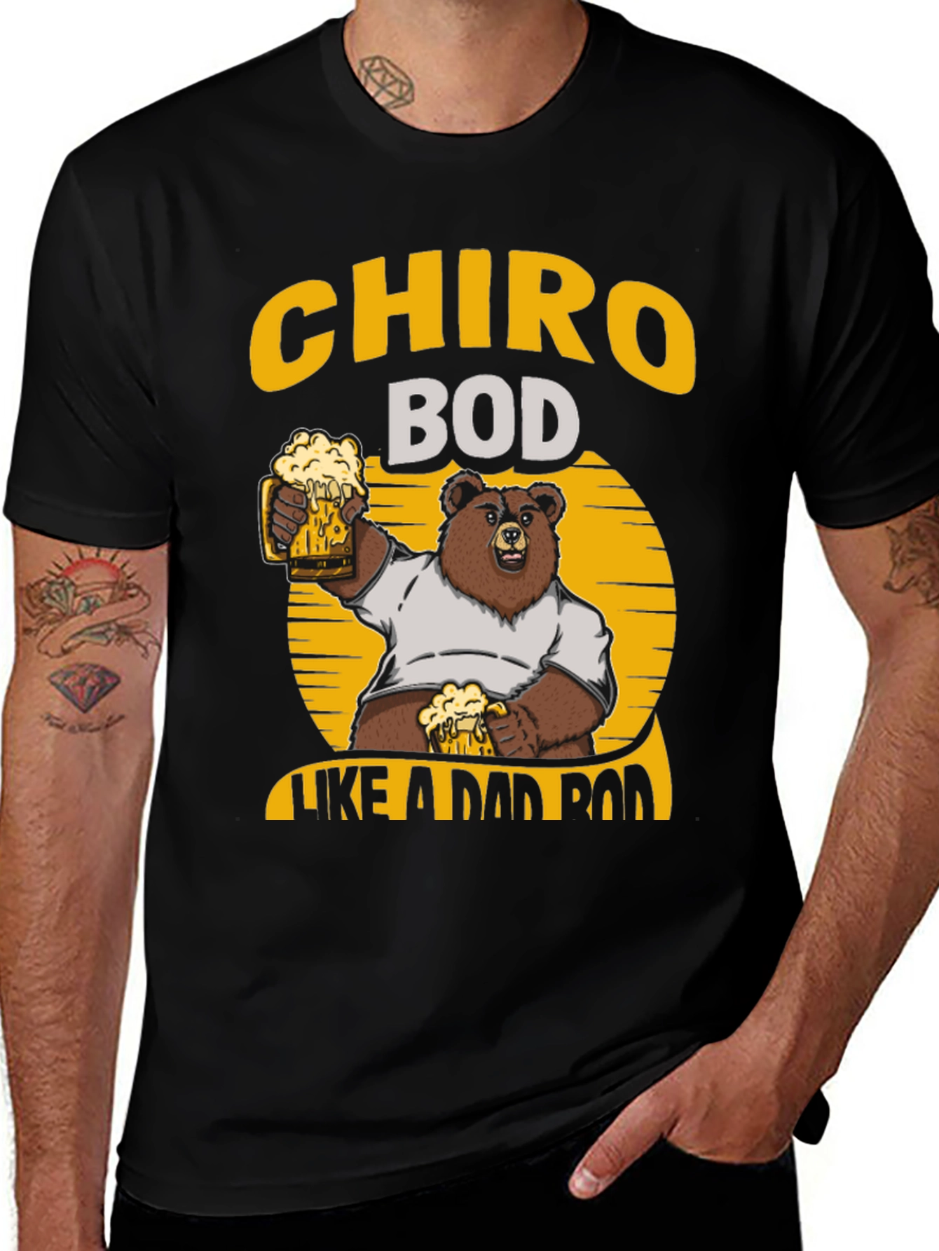 Chiro Bod T-Shirt - Bear with Beer