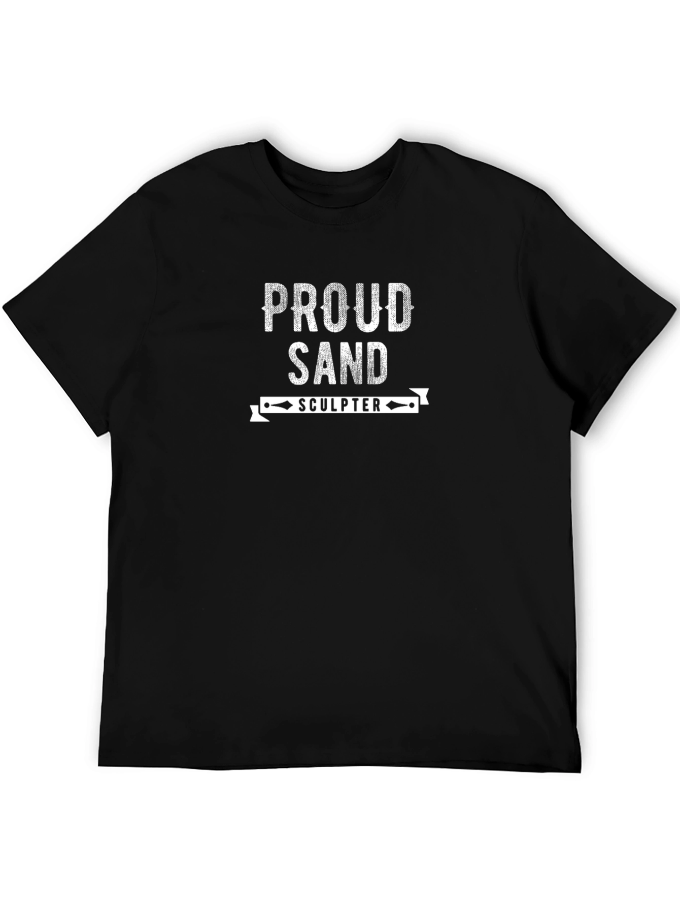 Proud Sand Sculptor Black T-Shirt