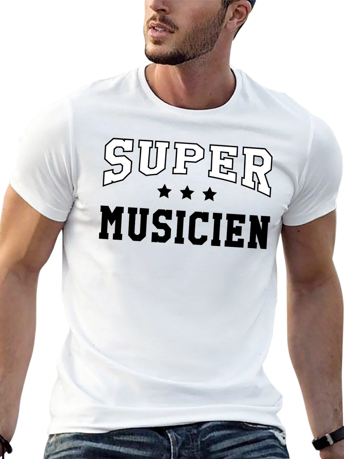 Super Musicien Graphic T-Shirt - Black