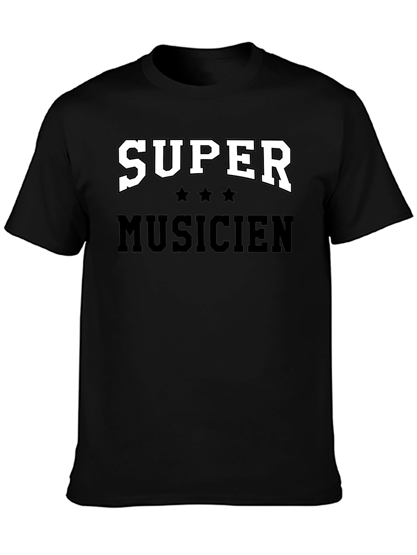 Super Musicien Graphic T-Shirt - Black