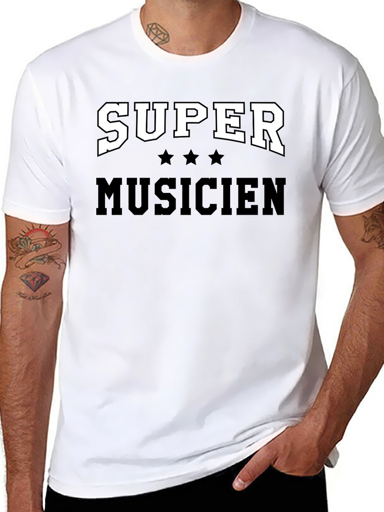 Super Musicien Graphic T-Shirt - Black