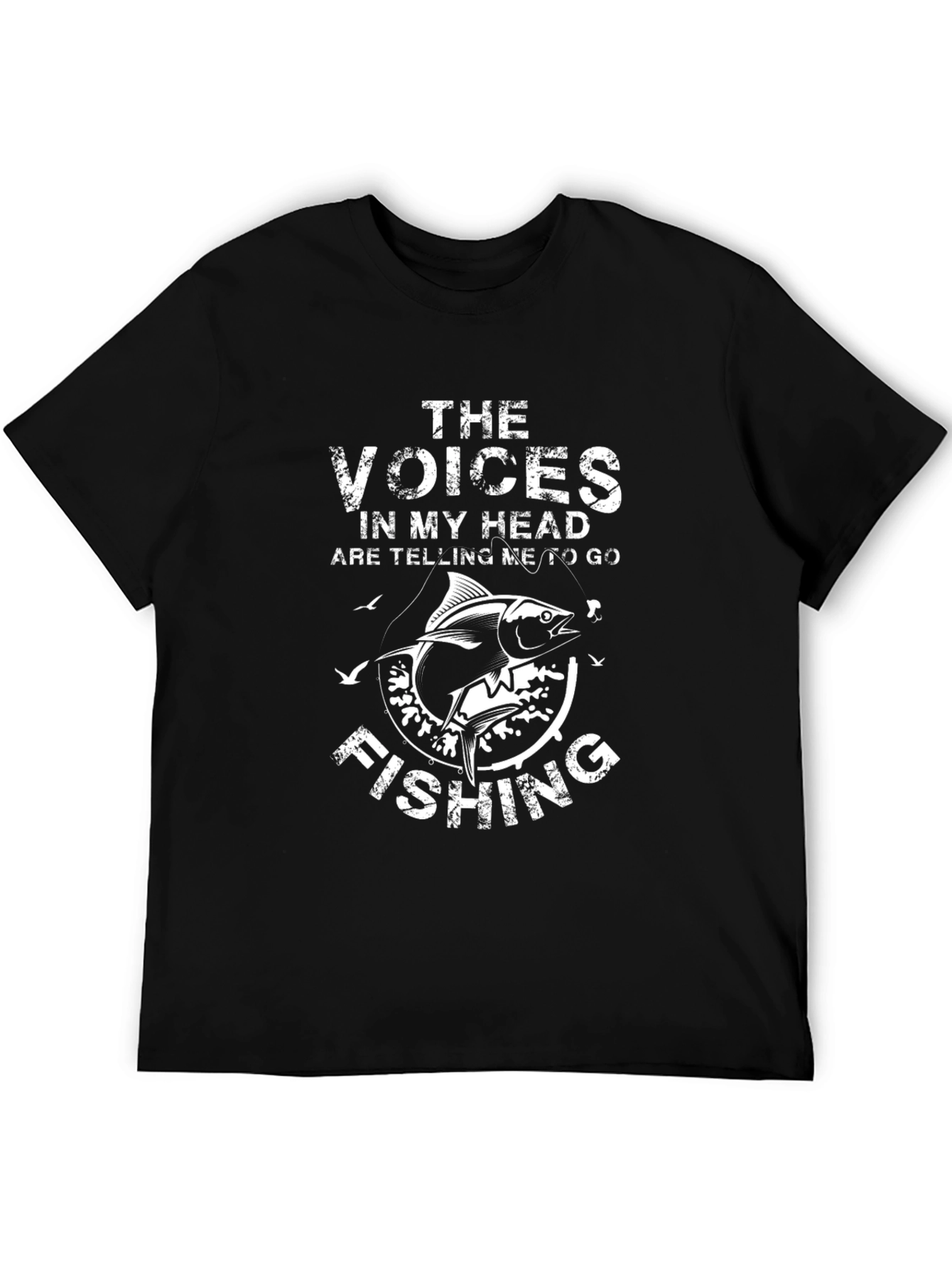 Voices Fishing Tee - Fun Angler T-Shirt