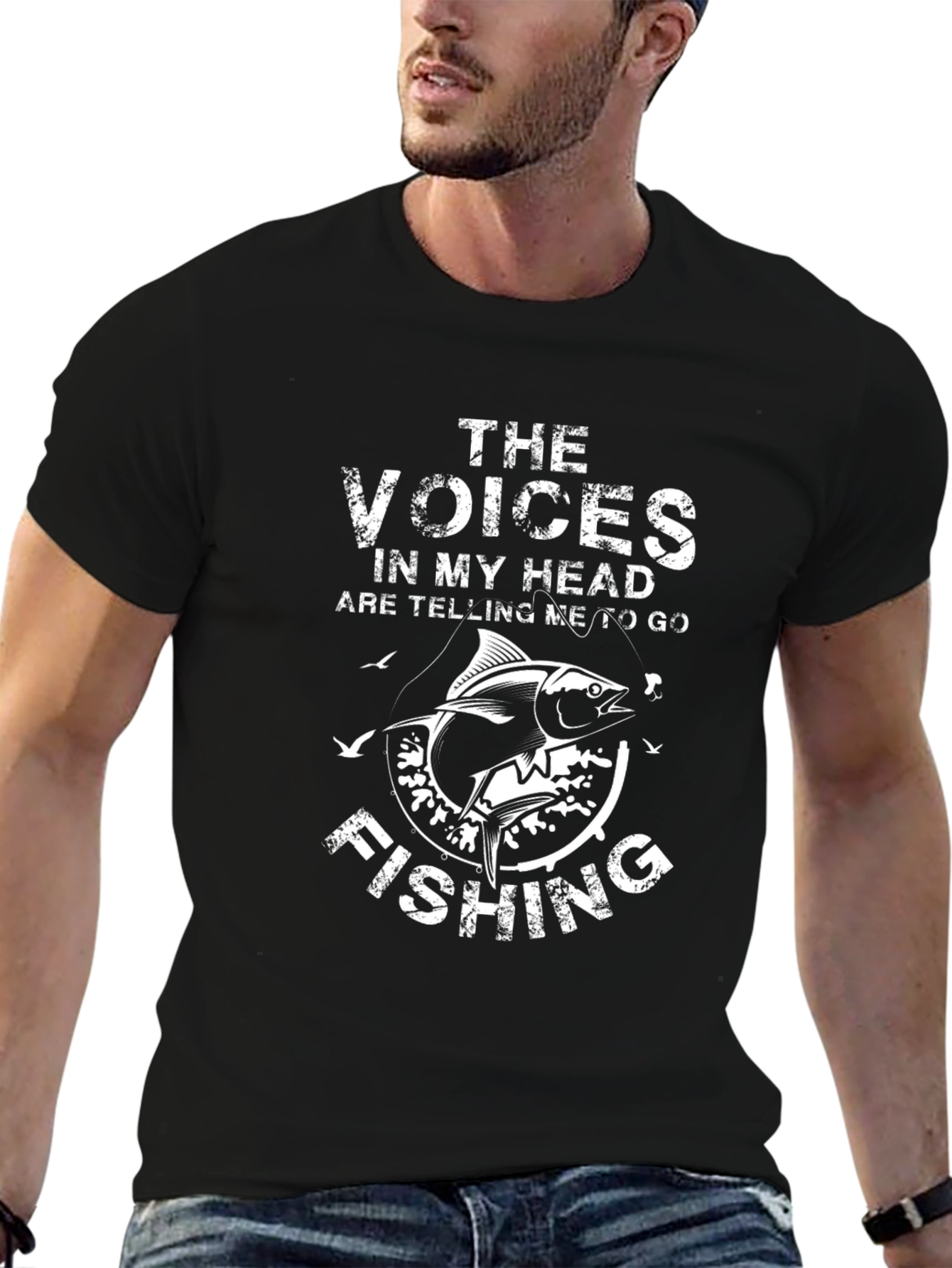 Voices Fishing Tee - Fun Angler T-Shirt