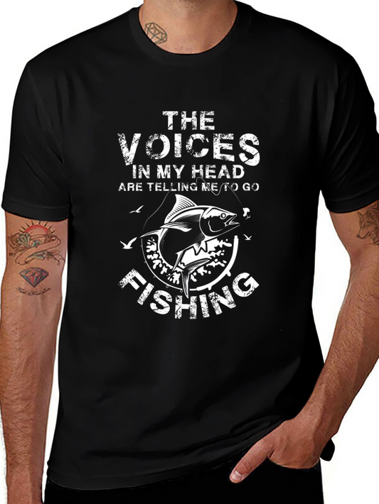 Voices Fishing Tee - Fun Angler T-Shirt