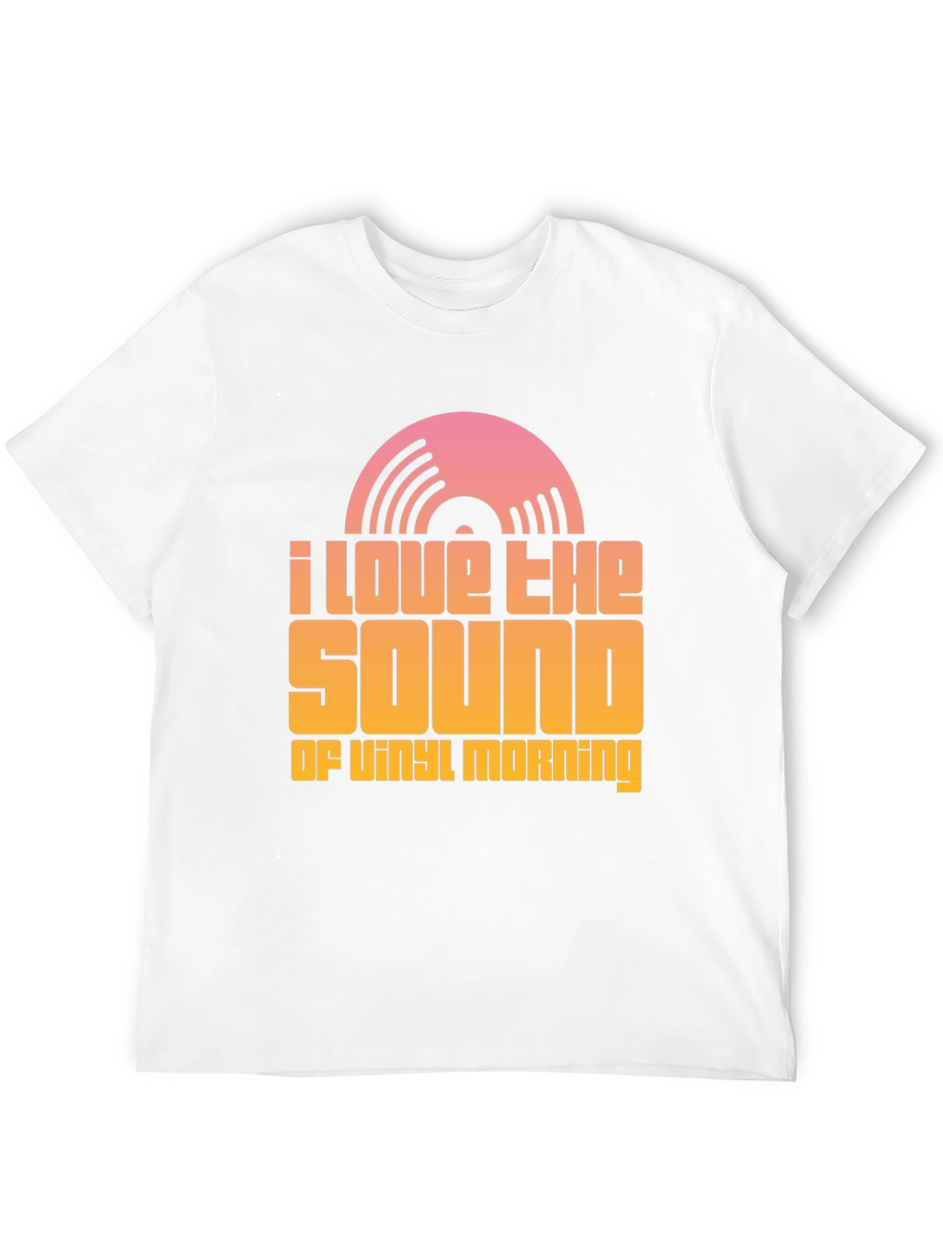 Vinyl Morning T-Shirt - Music Lover Tee