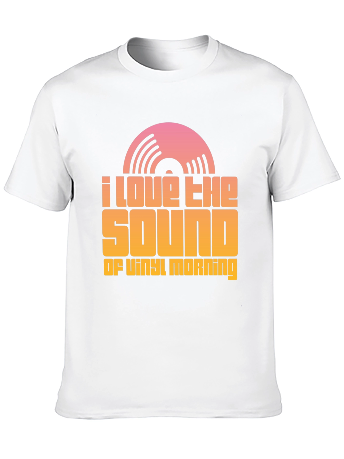 Vinyl Morning T-Shirt - Music Lover Tee