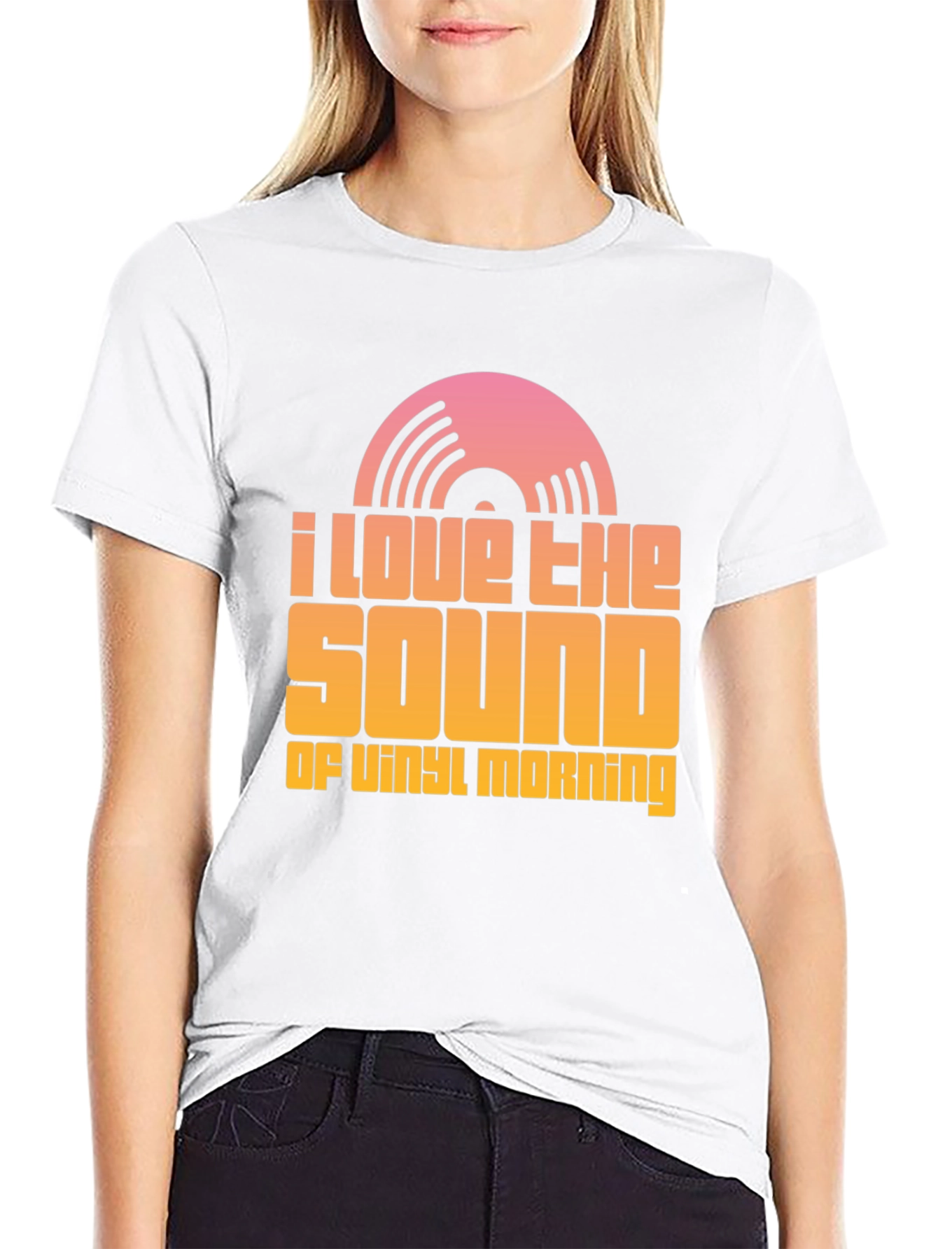 Vinyl Morning T-Shirt - Music Lover Tee