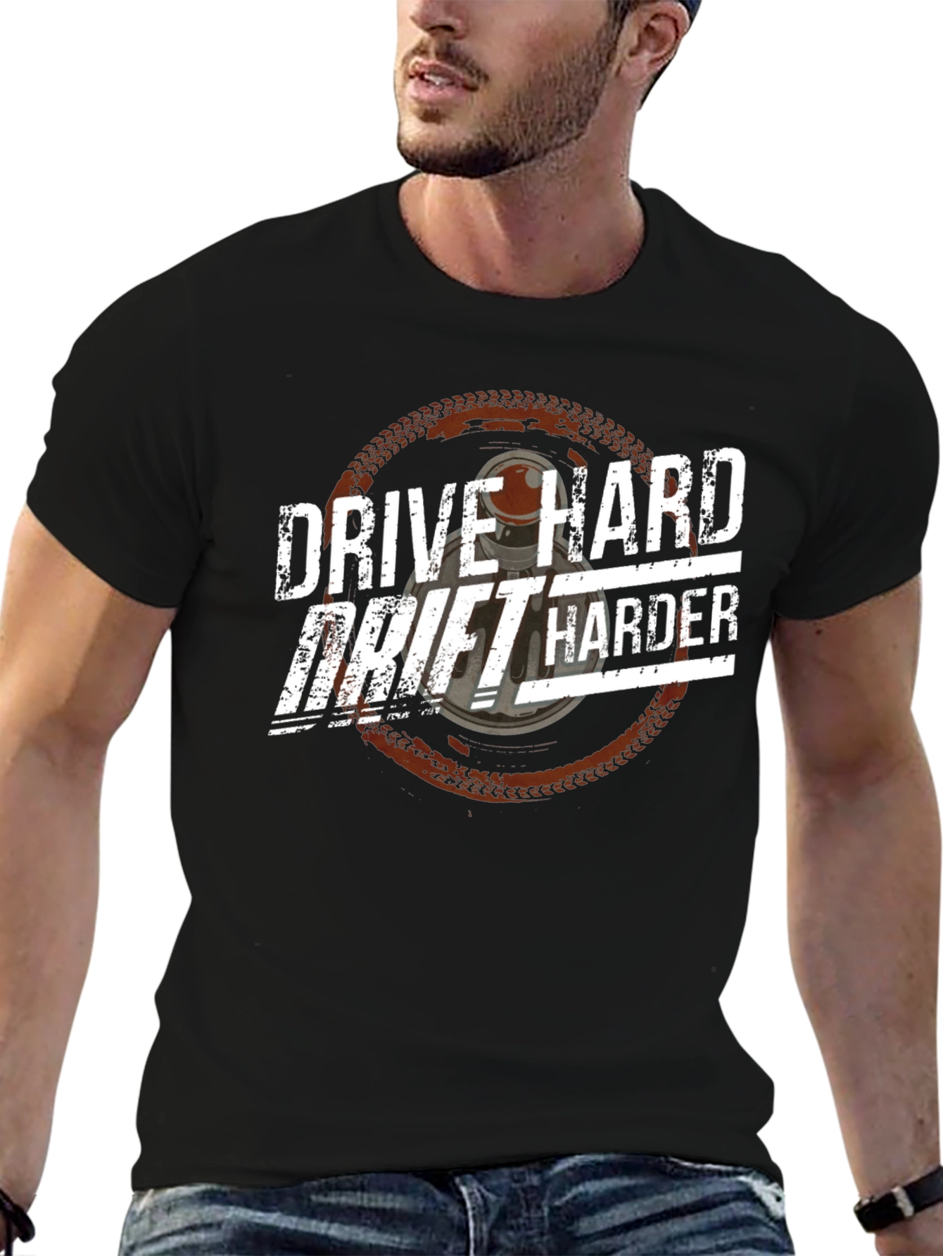 Drive Hard Drift Harder Graphic Tee