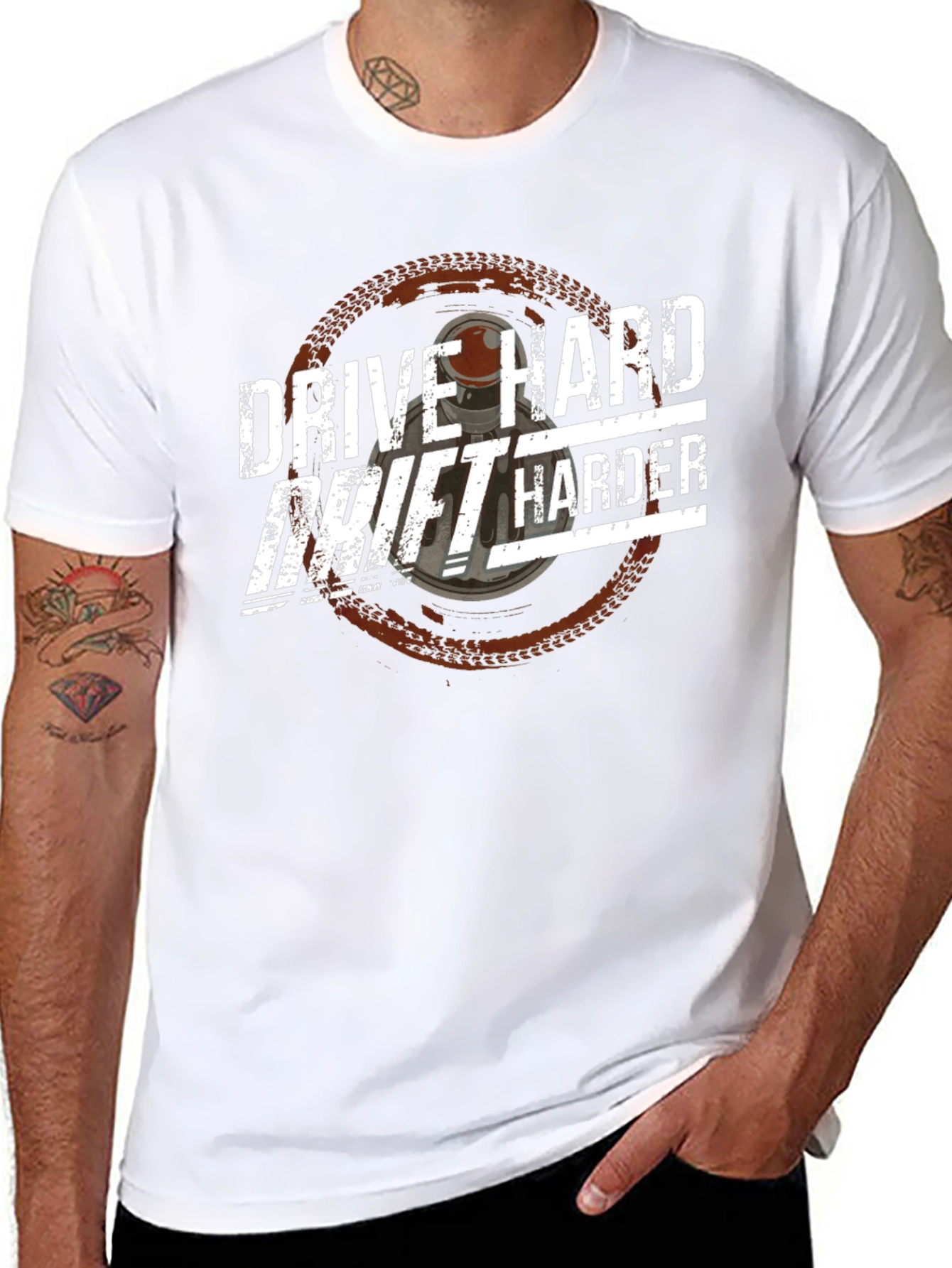 Drive Hard Drift Harder Graphic Tee