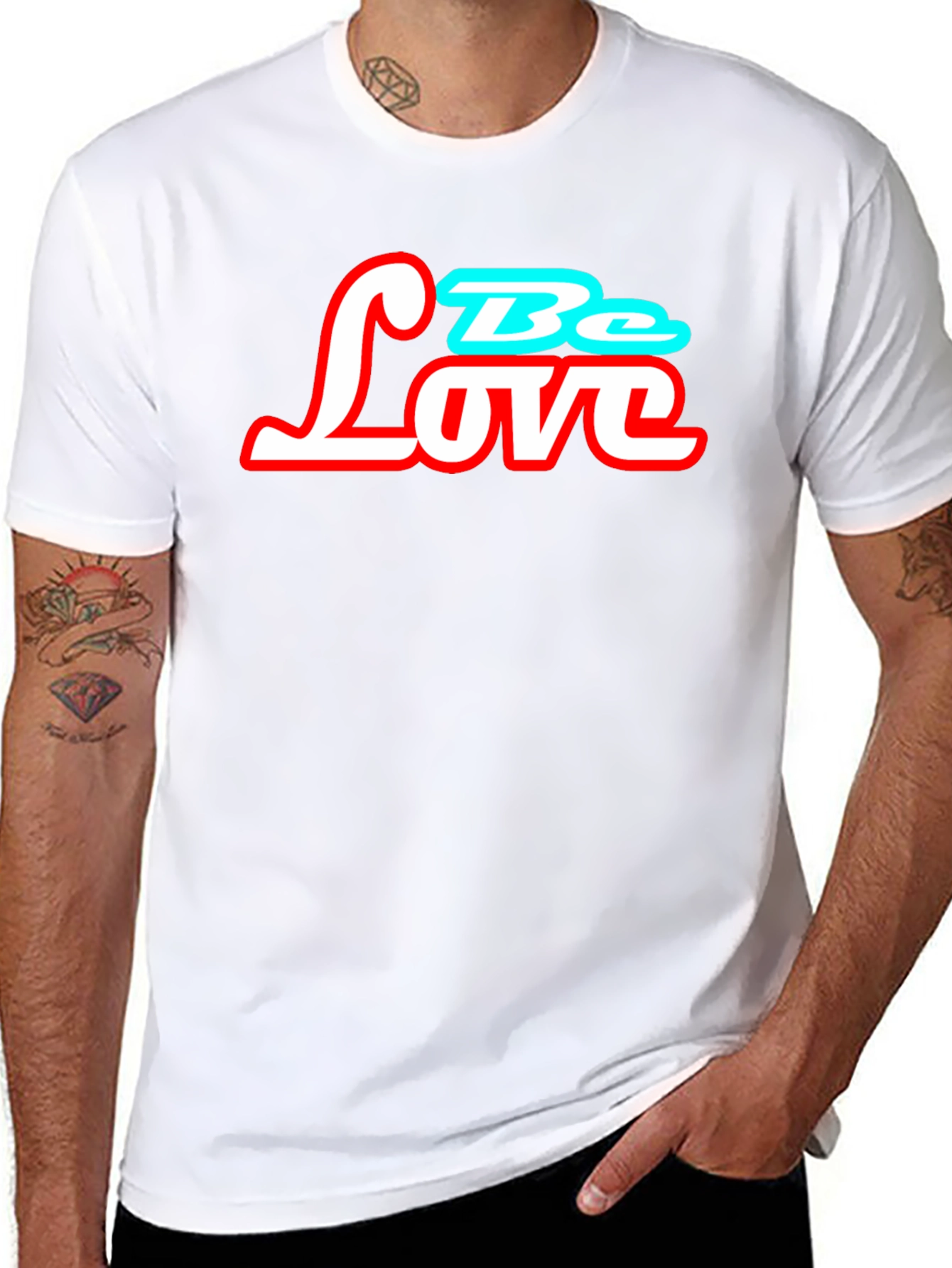 Be Love Graphic T-Shirt - Trendy Casual Tee