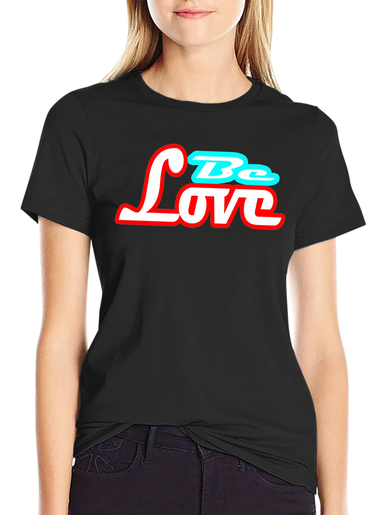 Be Love Graphic T-Shirt - Trendy Casual Tee