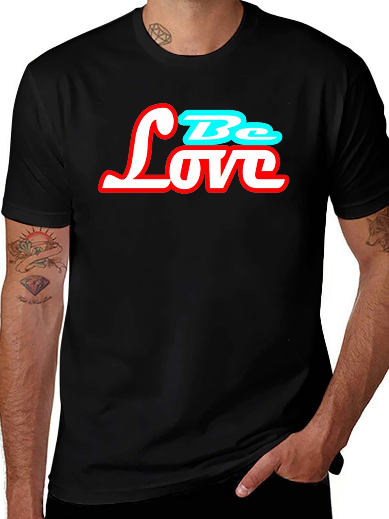 Be Love Graphic T-Shirt - Trendy Casual Tee