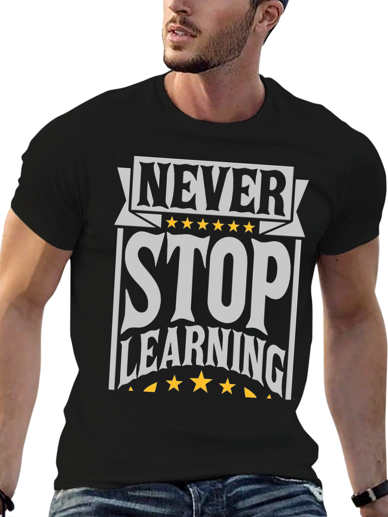 Never Stop Learning Graphic Tee