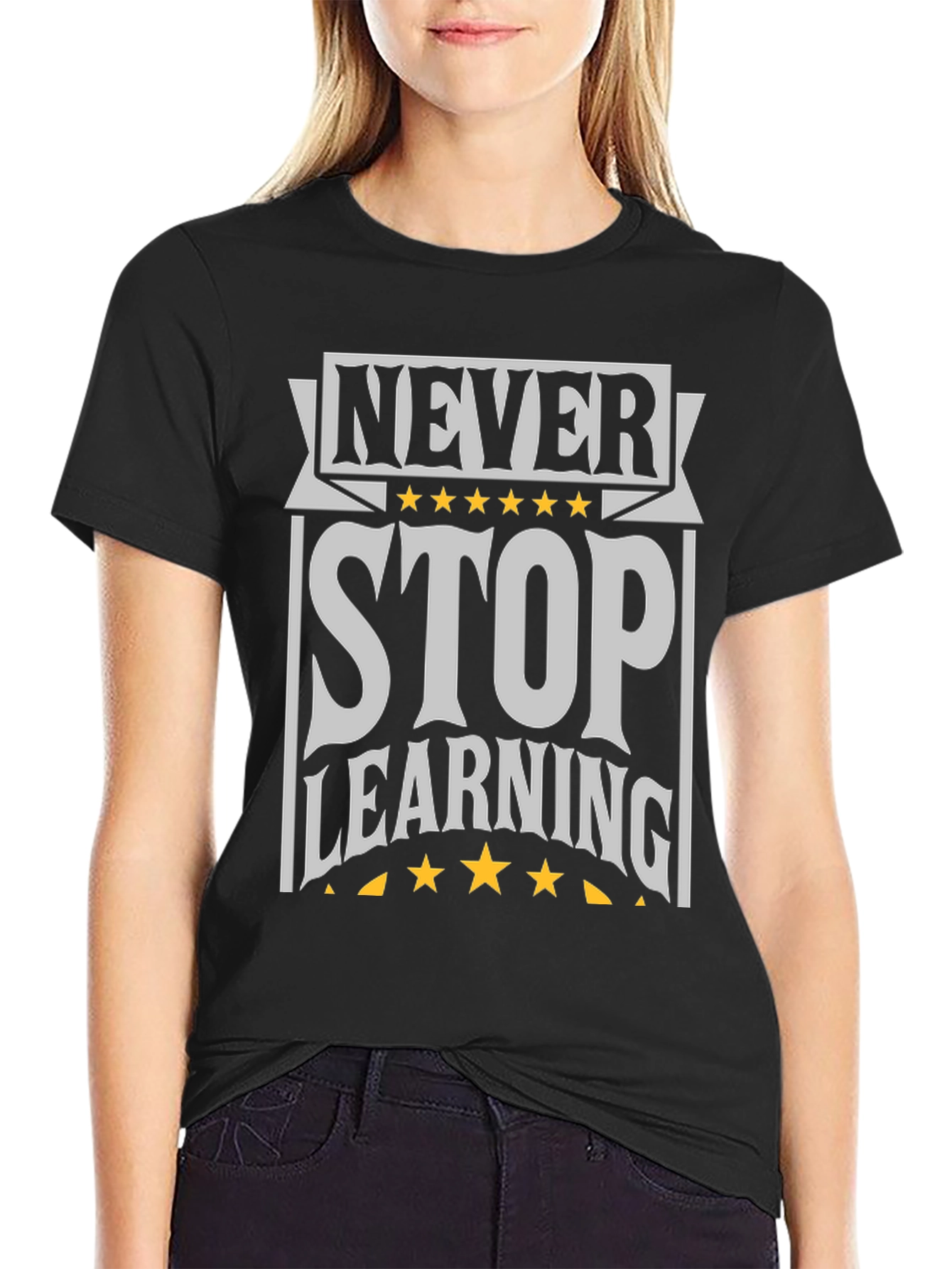 Never Stop Learning Graphic Tee