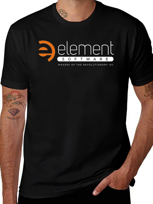 Element Software Black T-Shirt - Revolutionary OS