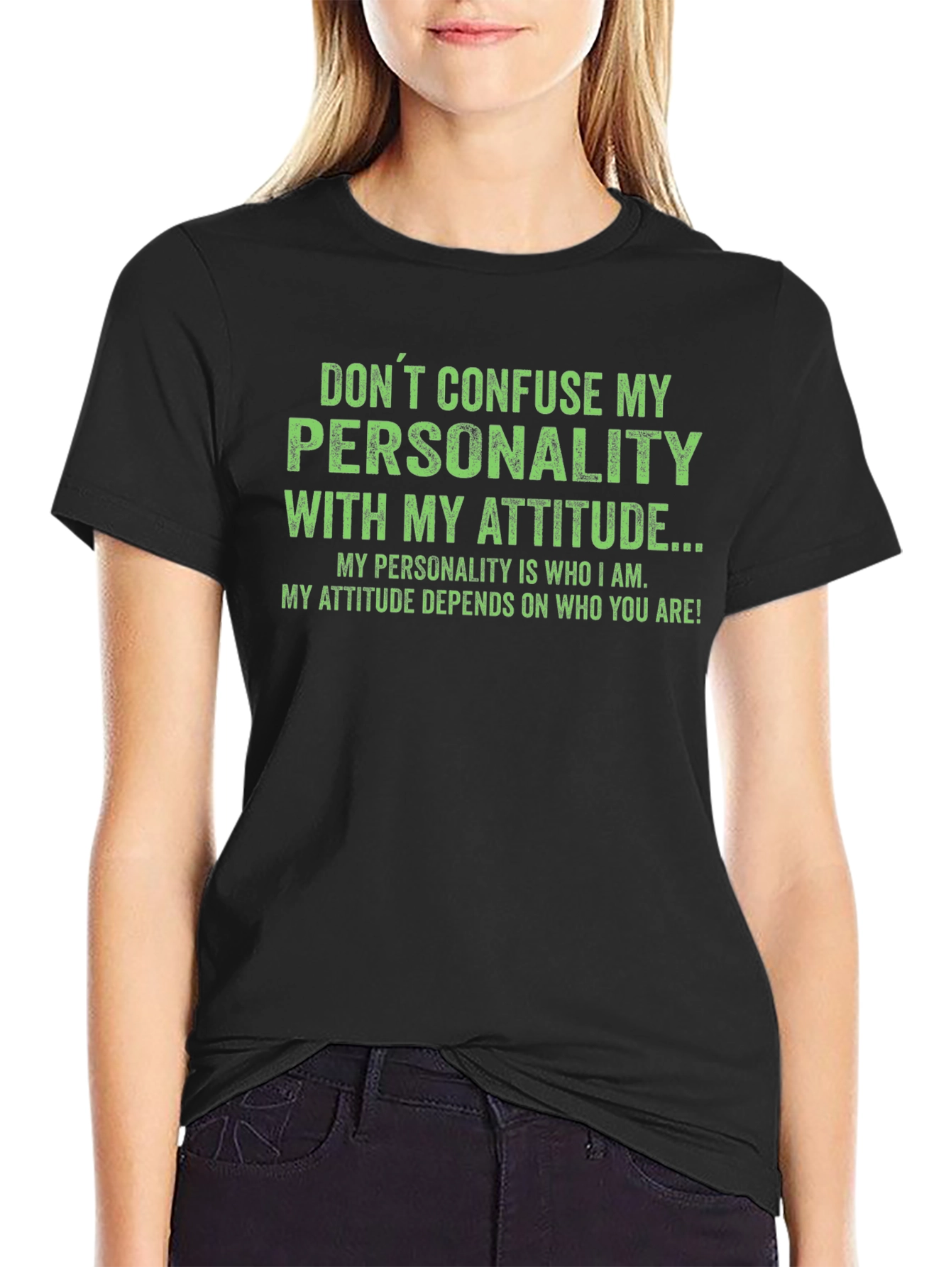 Sarcastic Personality Attitude Graphic T-Shirt