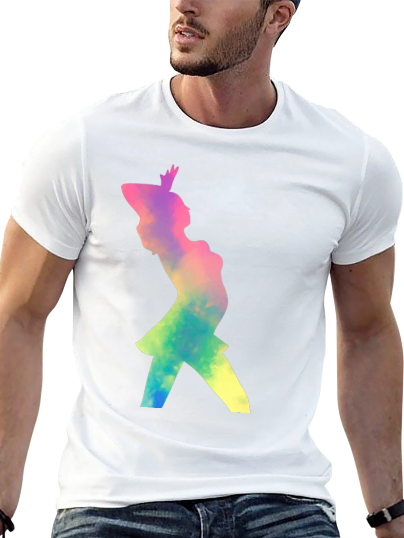 Silhouette Graphic Tee - Unisex Black T-Shirt