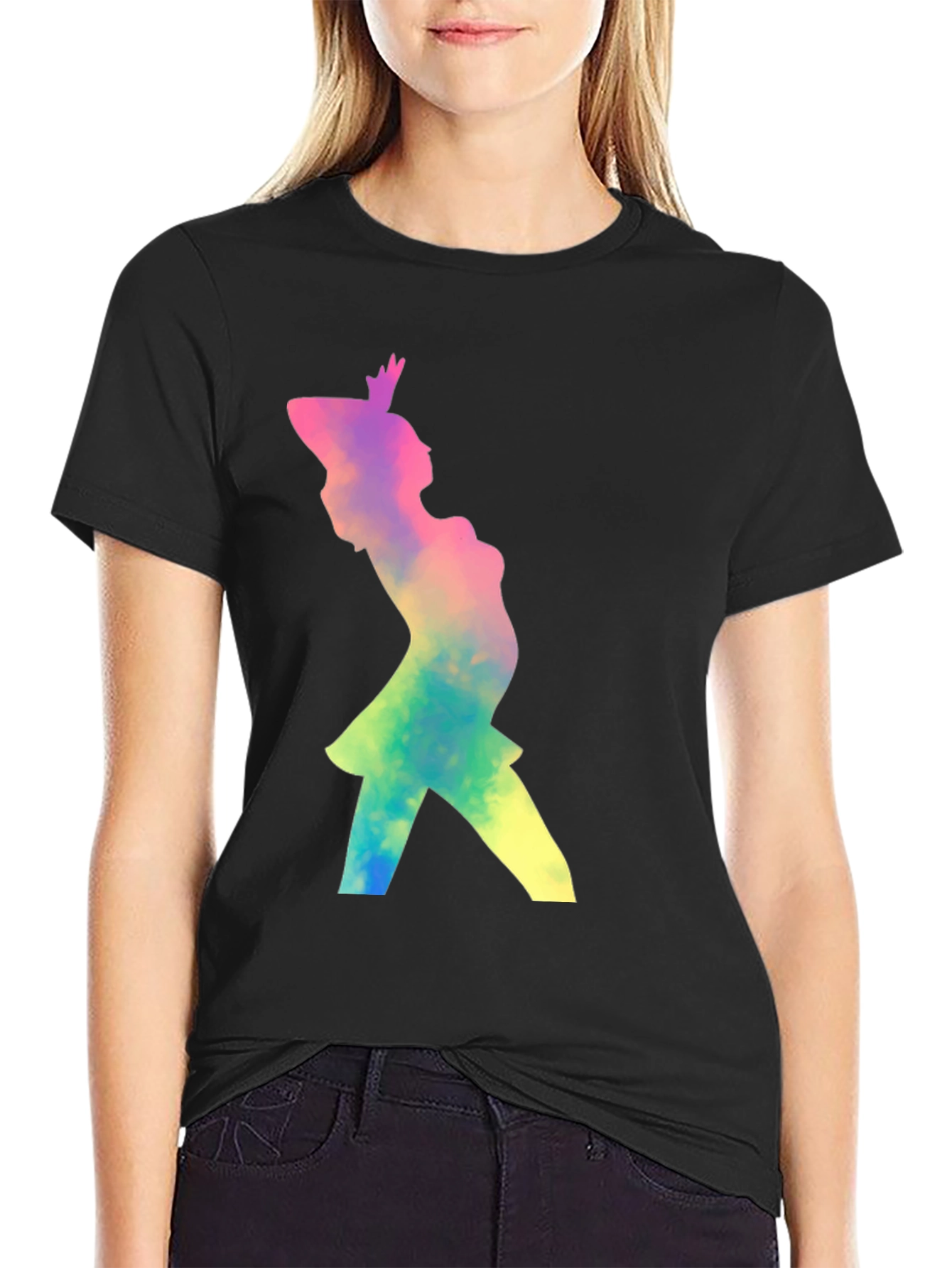 Silhouette Graphic Tee - Unisex Black T-Shirt