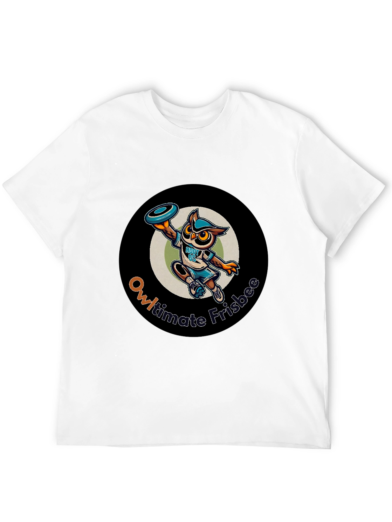 Owl-timate Frisbee Graphic T-Shirt