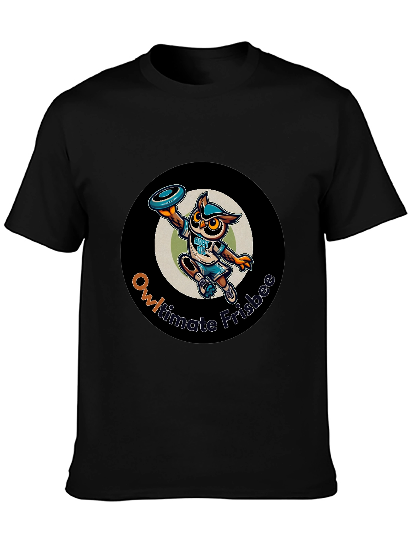 Owl-timate Frisbee Graphic T-Shirt
