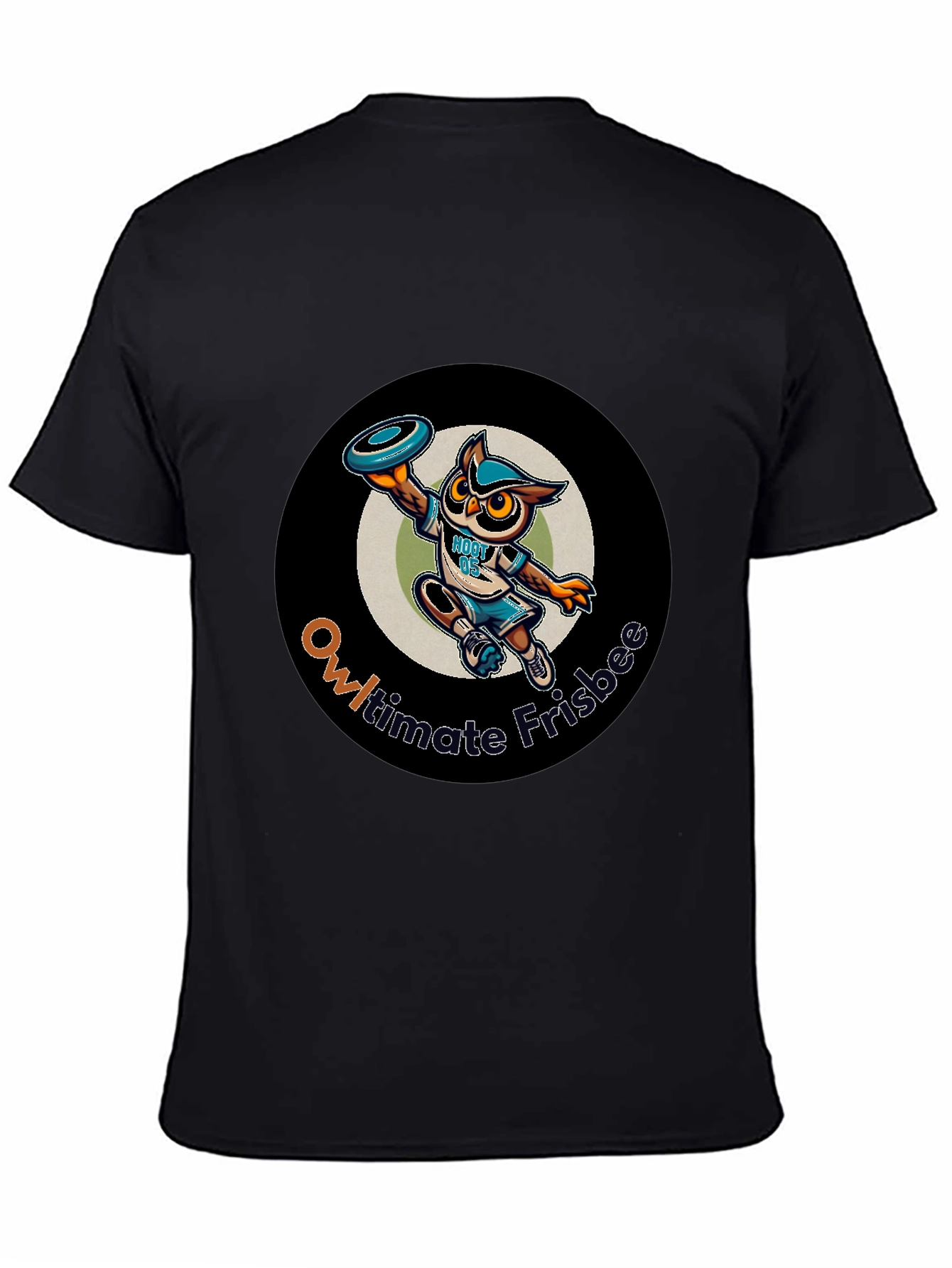 Owl-timate Frisbee Graphic T-Shirt