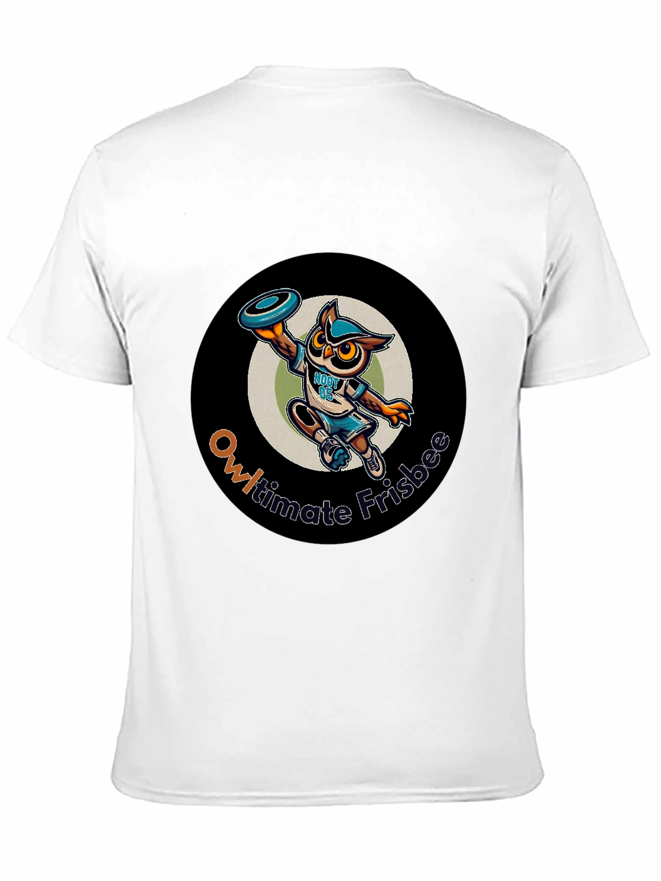 Owl-timate Frisbee Graphic T-Shirt